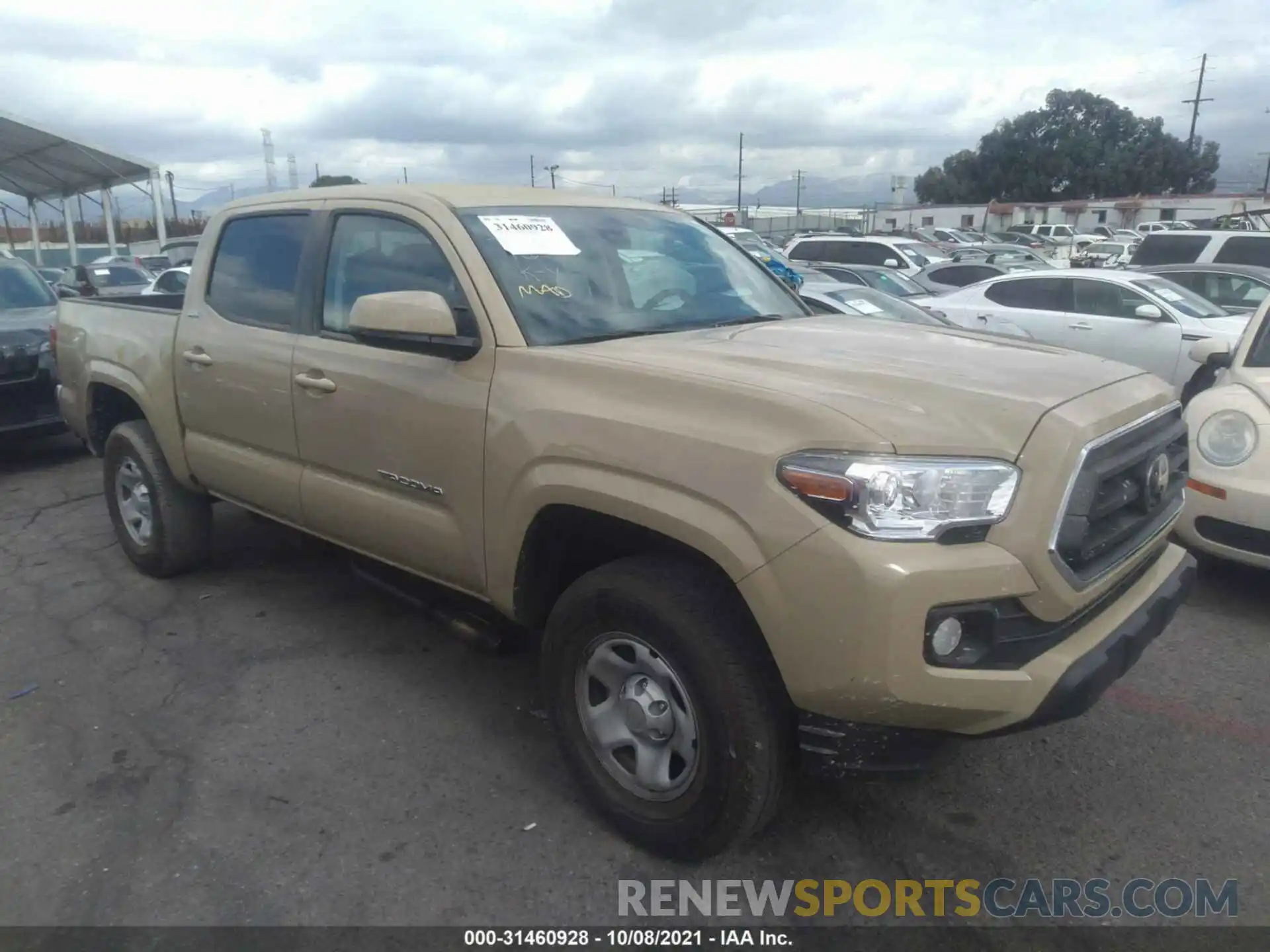 1 Photograph of a damaged car 5TFAX5GNXLX177617 TOYOTA TACOMA 2WD 2020