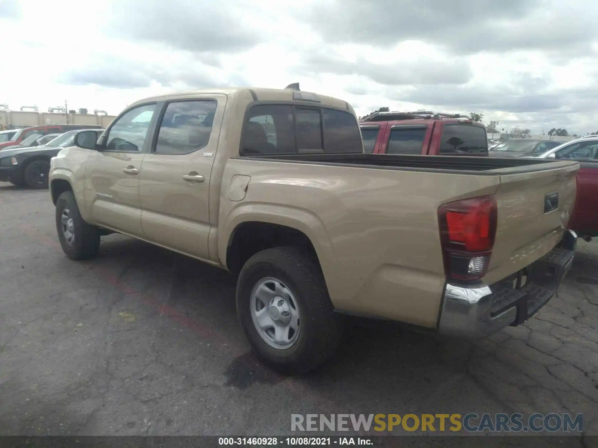 3 Photograph of a damaged car 5TFAX5GNXLX177617 TOYOTA TACOMA 2WD 2020