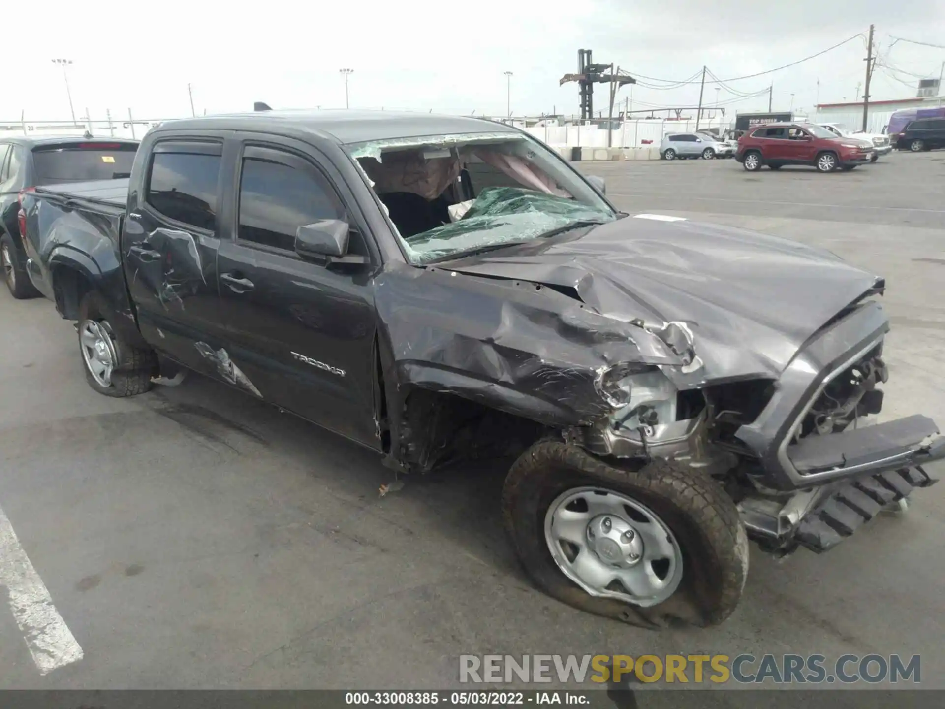 1 Photograph of a damaged car 5TFAX5GNXLX178038 TOYOTA TACOMA 2WD 2020