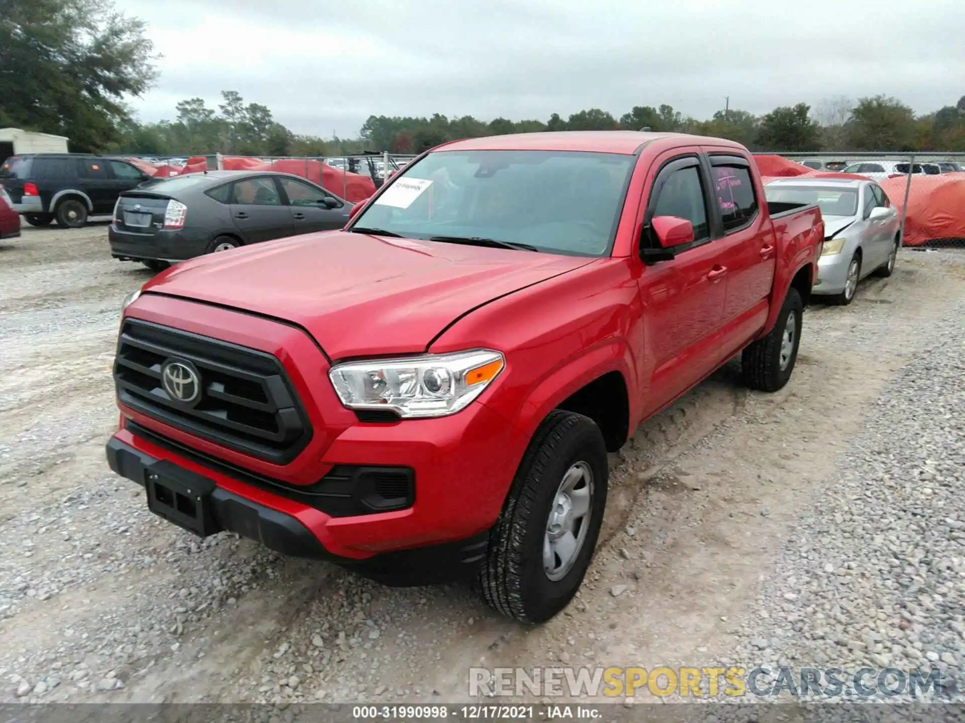 2 Photograph of a damaged car 5TFAX5GNXLX179223 TOYOTA TACOMA 2WD 2020