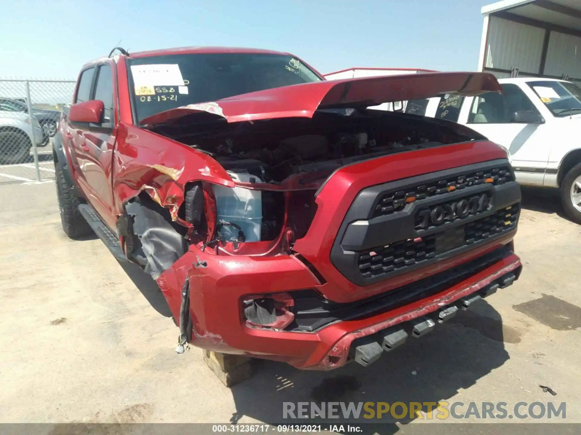 1 Photograph of a damaged car 5TFAX5GNXLX181649 TOYOTA TACOMA 2WD 2020