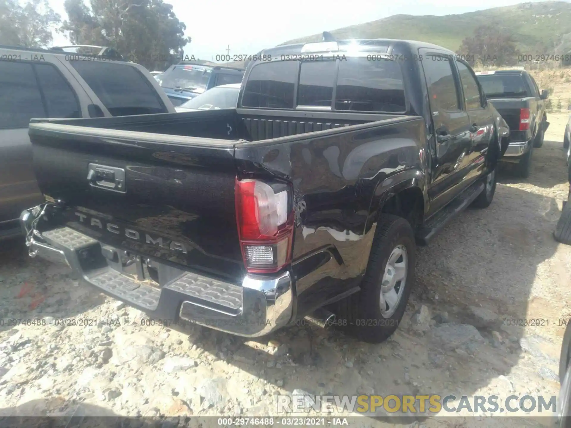 4 Photograph of a damaged car 5TFAX5GNXLX184650 TOYOTA TACOMA 2WD 2020