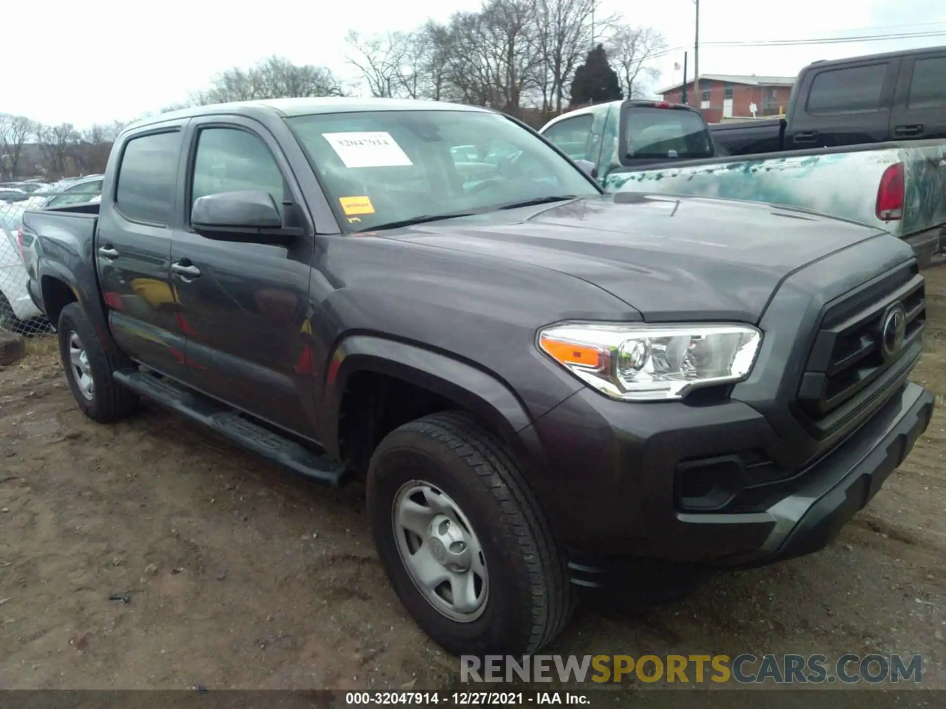 1 Photograph of a damaged car 5TFAX5GNXLX186284 TOYOTA TACOMA 2WD 2020