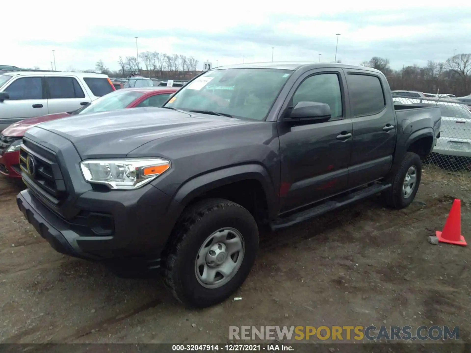 2 Photograph of a damaged car 5TFAX5GNXLX186284 TOYOTA TACOMA 2WD 2020