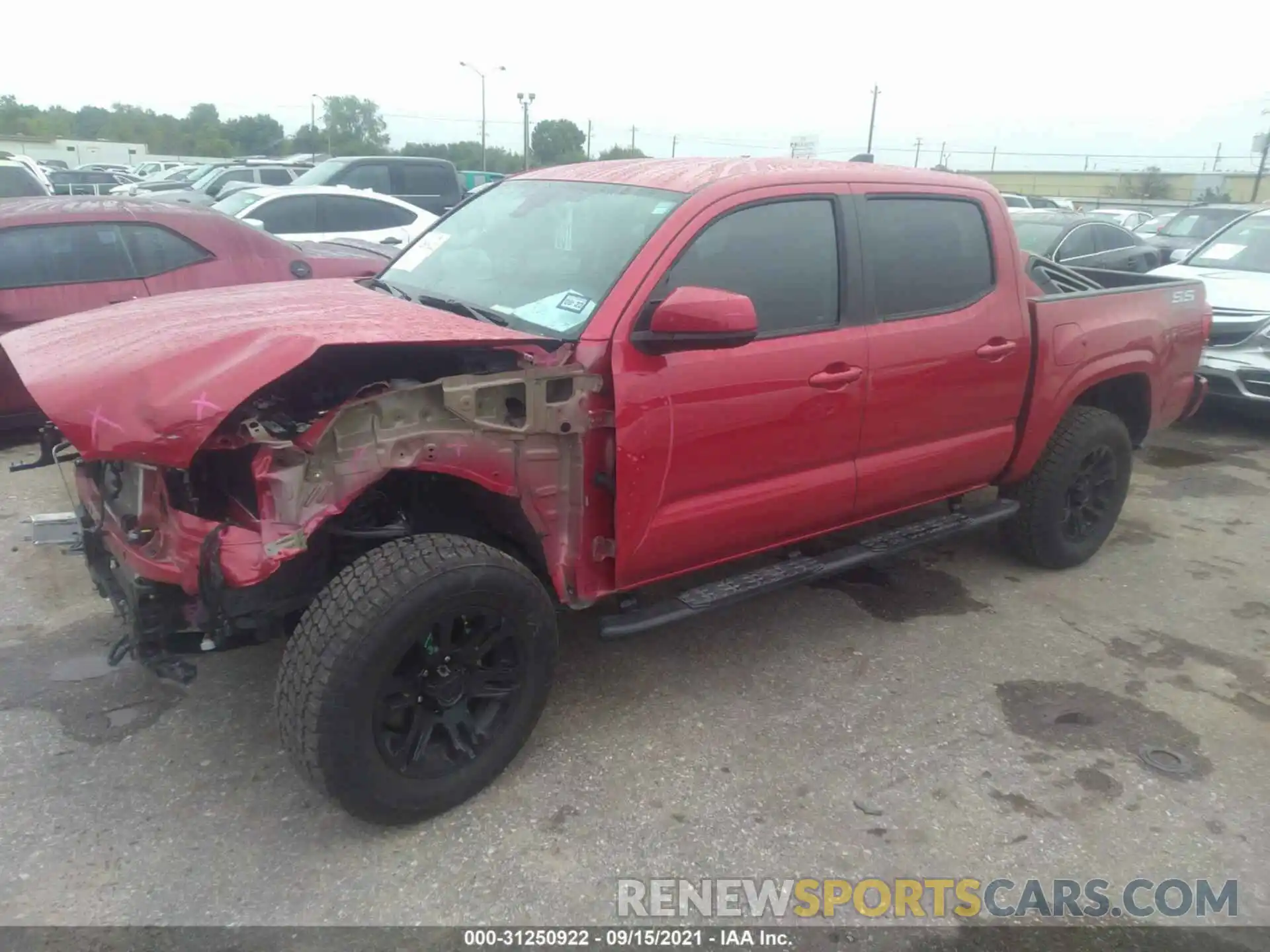 2 Photograph of a damaged car 5TFAX5GNXLX187001 TOYOTA TACOMA 2WD 2020