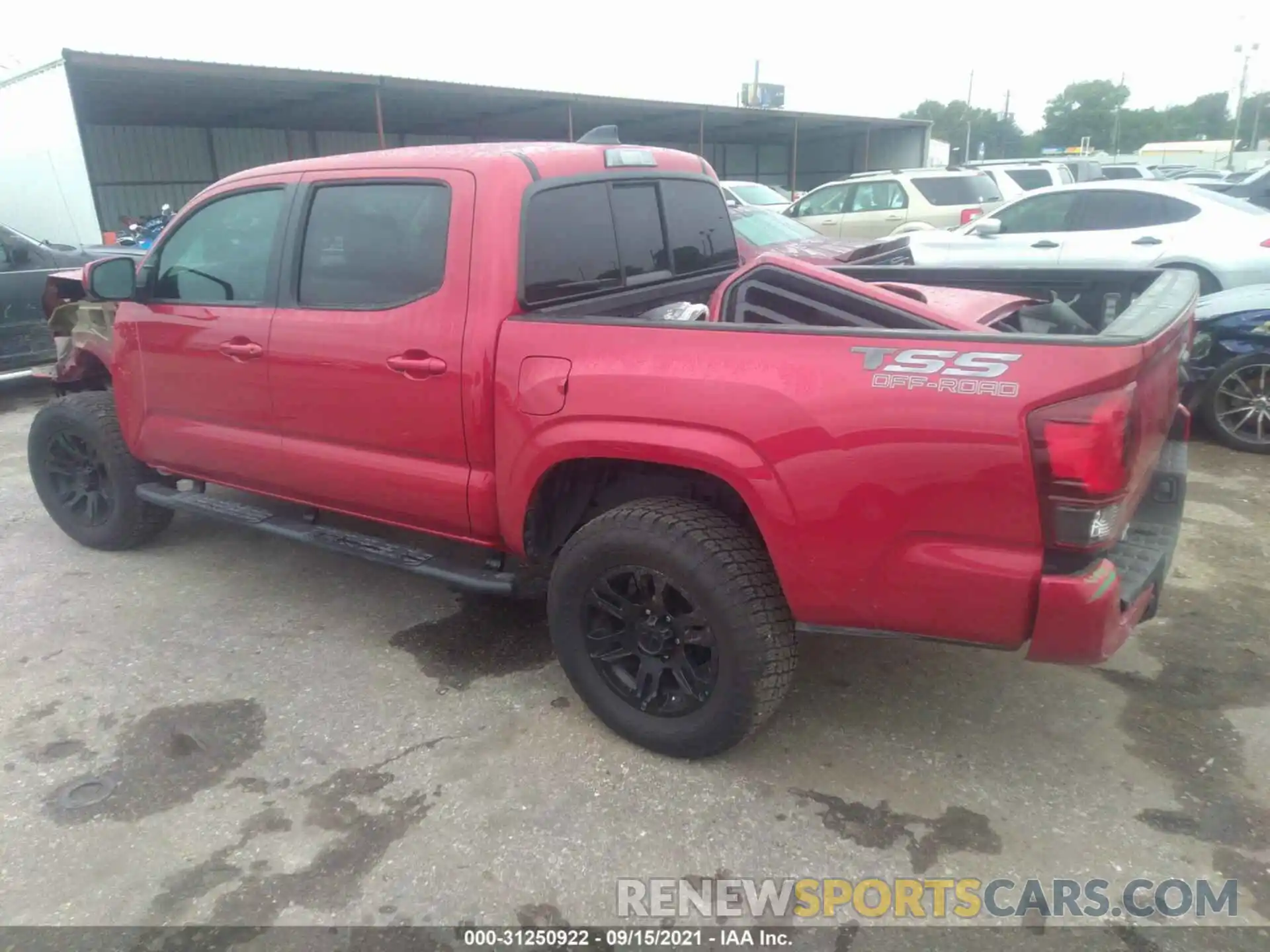 3 Photograph of a damaged car 5TFAX5GNXLX187001 TOYOTA TACOMA 2WD 2020