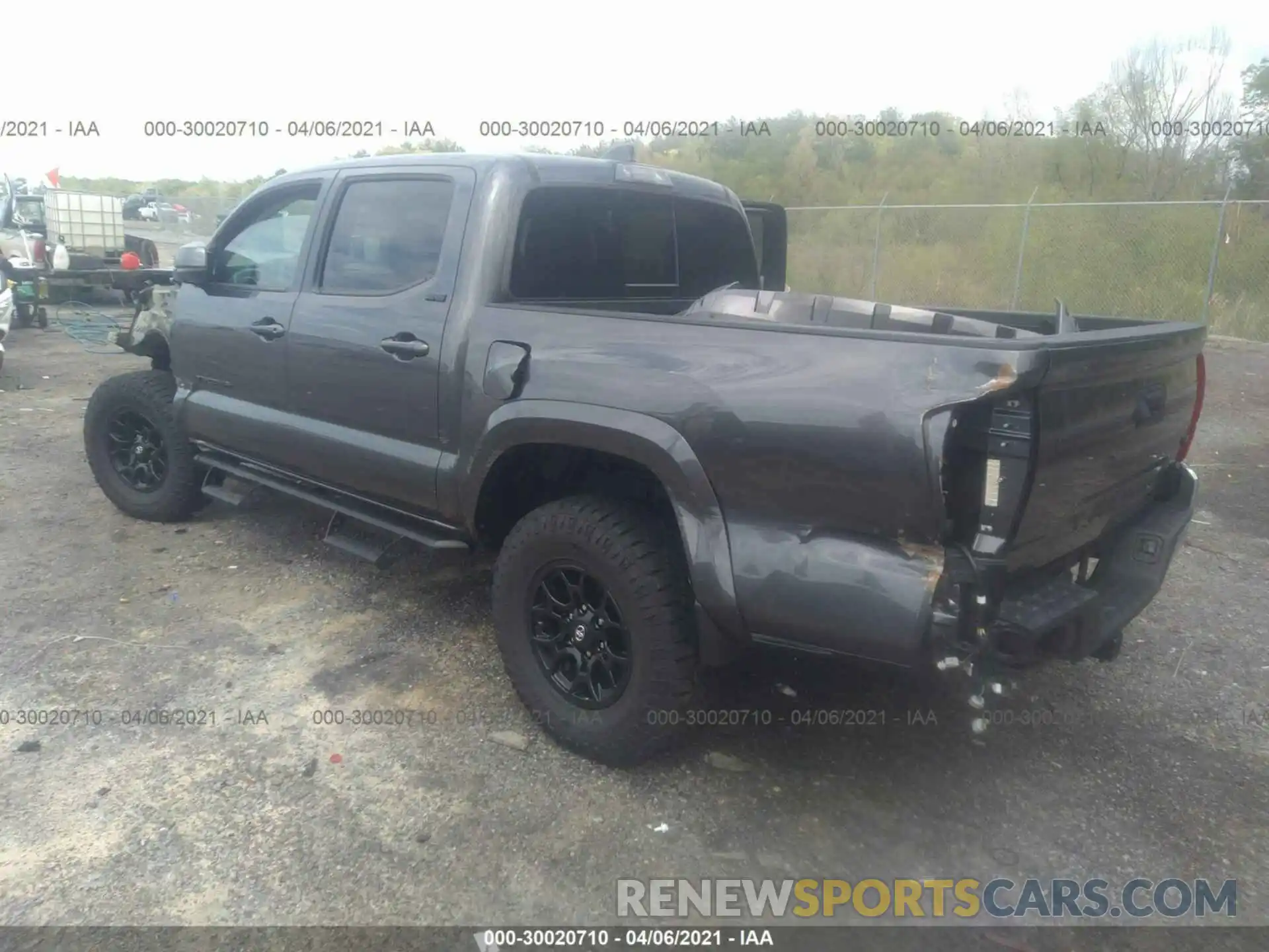 3 Photograph of a damaged car 5TFAZ5CN1LX092889 TOYOTA TACOMA 2WD 2020