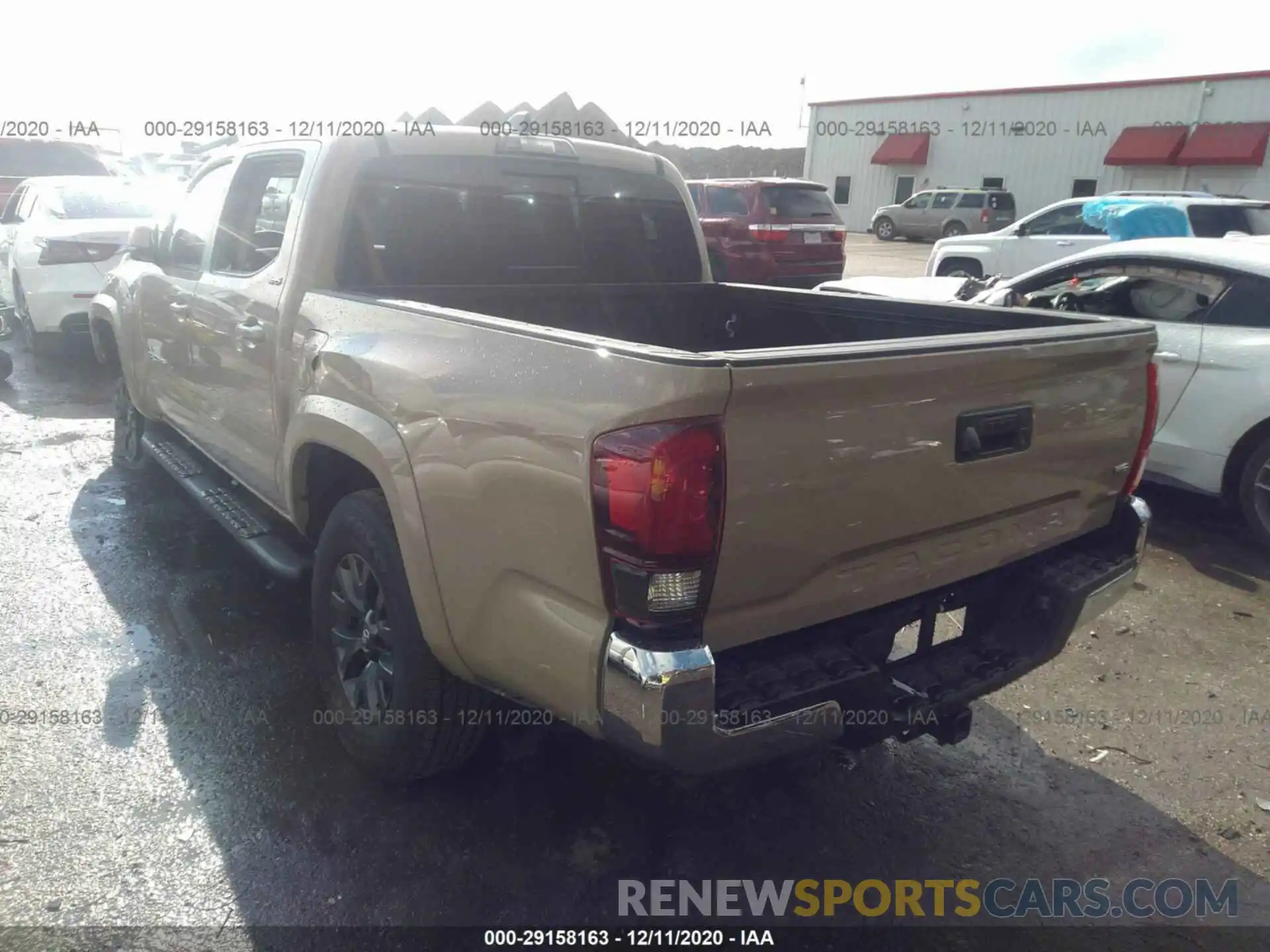 3 Photograph of a damaged car 5TFAZ5CN1LX093685 TOYOTA TACOMA 2WD 2020