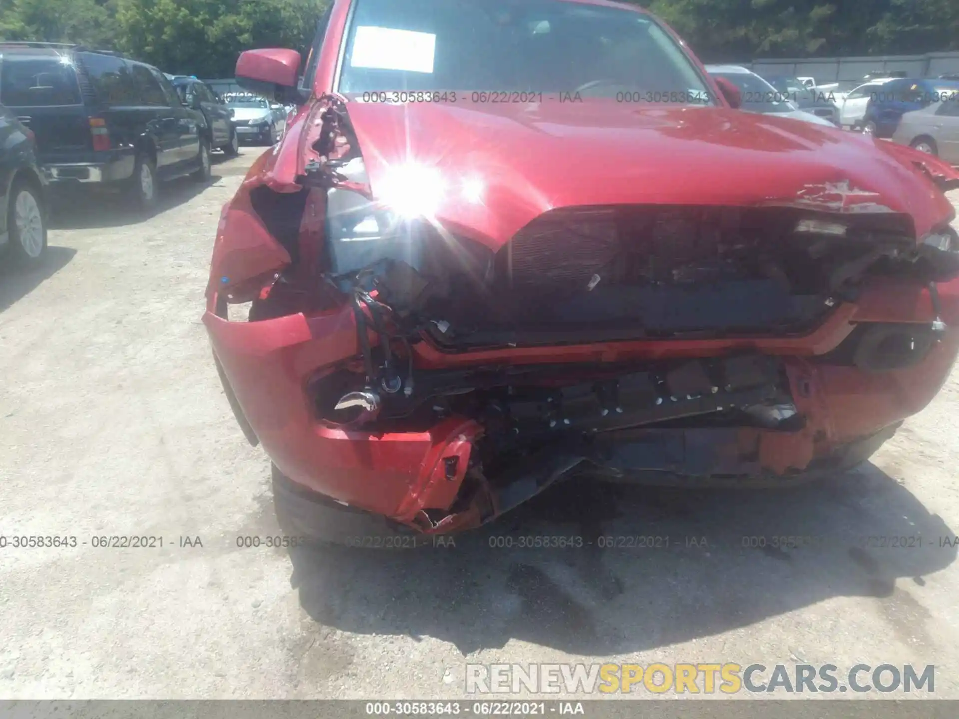 6 Photograph of a damaged car 5TFAZ5CN2LX087717 TOYOTA TACOMA 2WD 2020