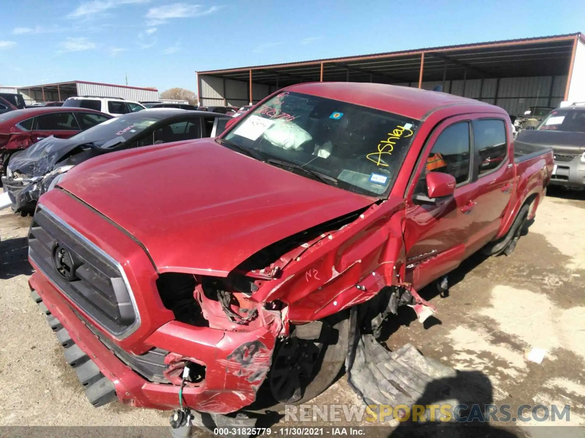 6 Photograph of a damaged car 5TFAZ5CN2LX088527 TOYOTA TACOMA 2WD 2020