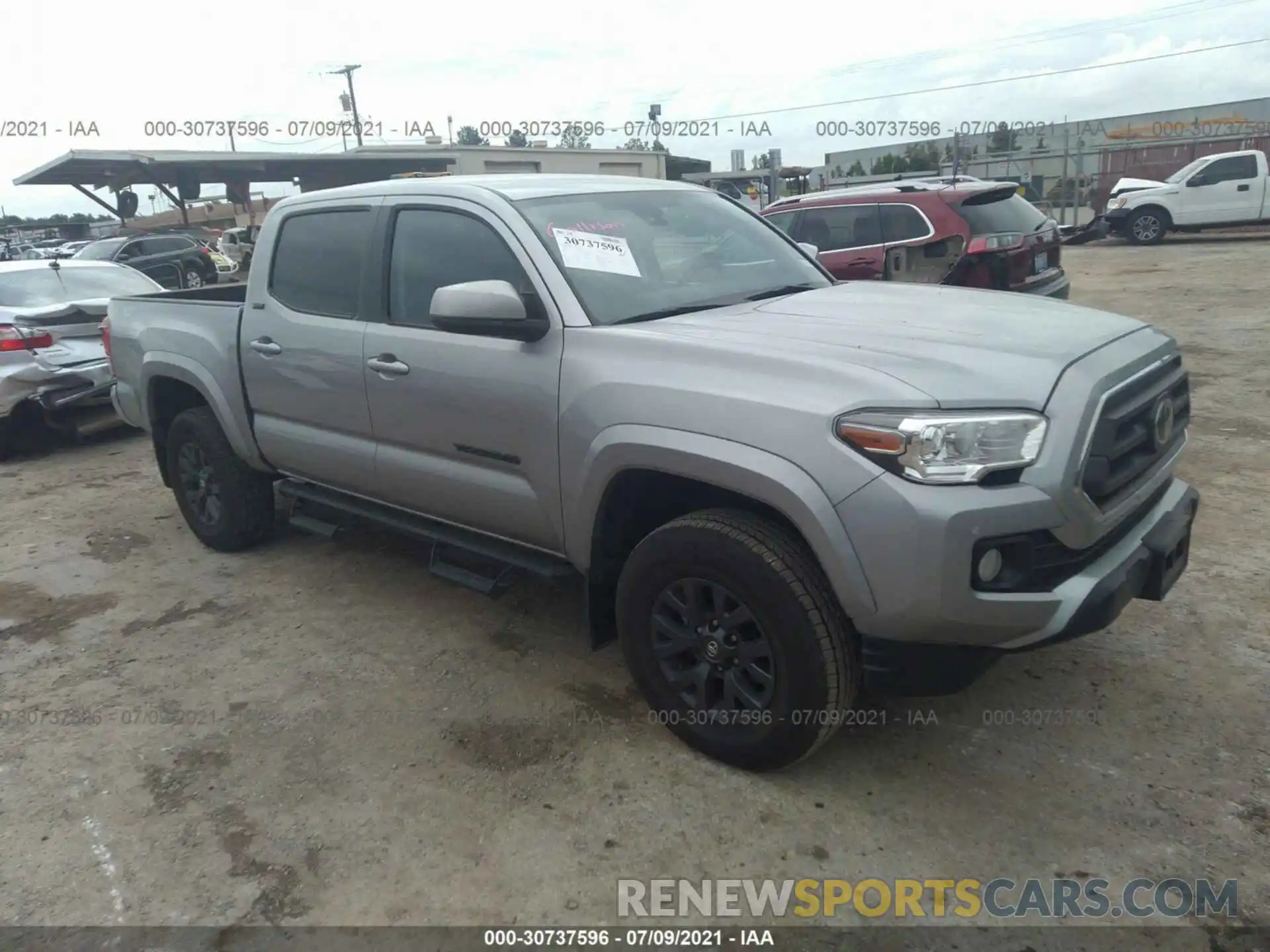 1 Photograph of a damaged car 5TFAZ5CN2LX094862 TOYOTA TACOMA 2WD 2020