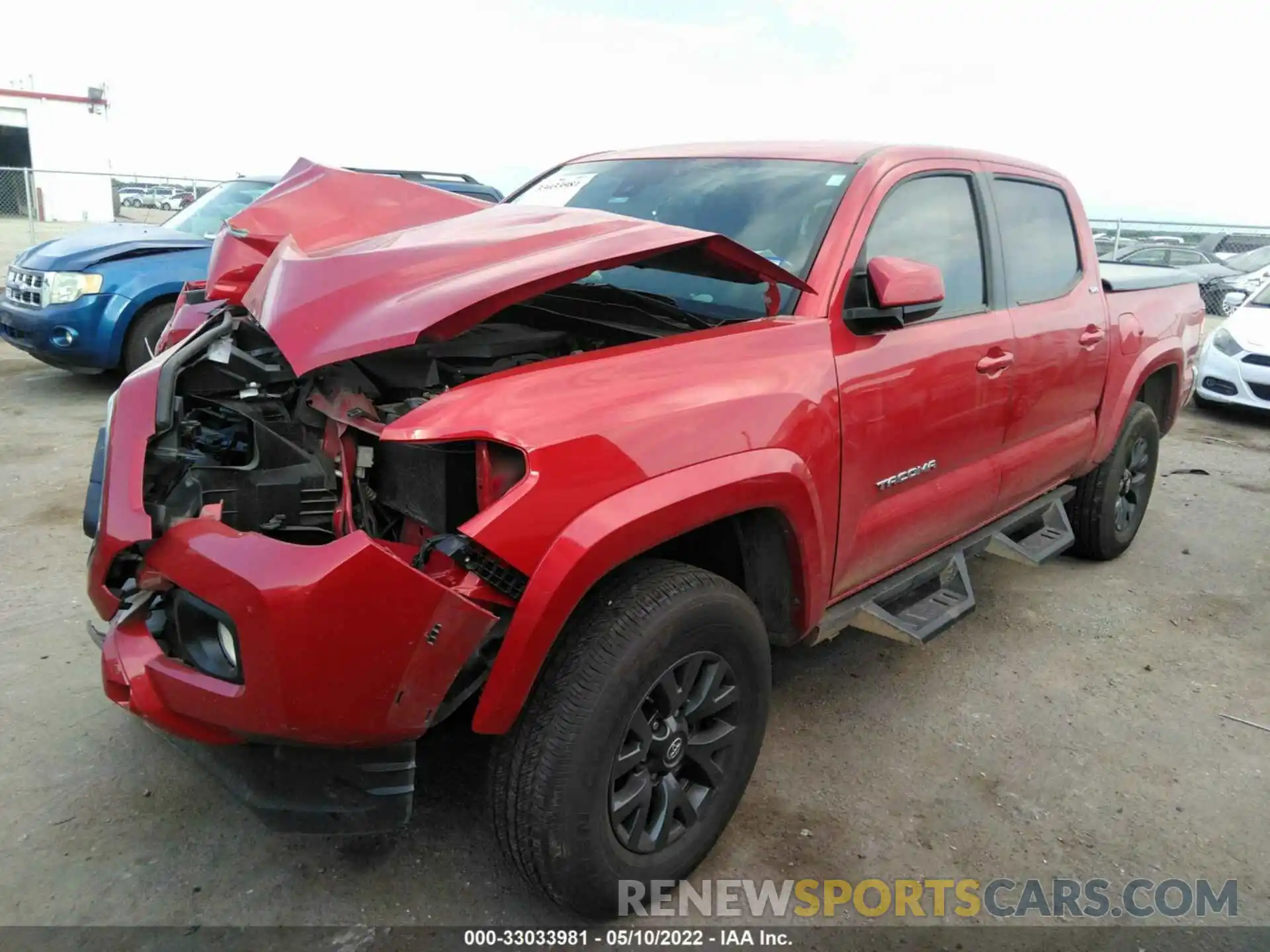 2 Photograph of a damaged car 5TFAZ5CN3LX088147 TOYOTA TACOMA 2WD 2020