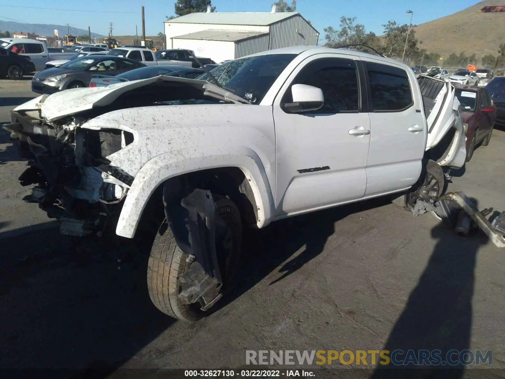 2 Photograph of a damaged car 5TFAZ5CN4LX088965 TOYOTA TACOMA 2WD 2020