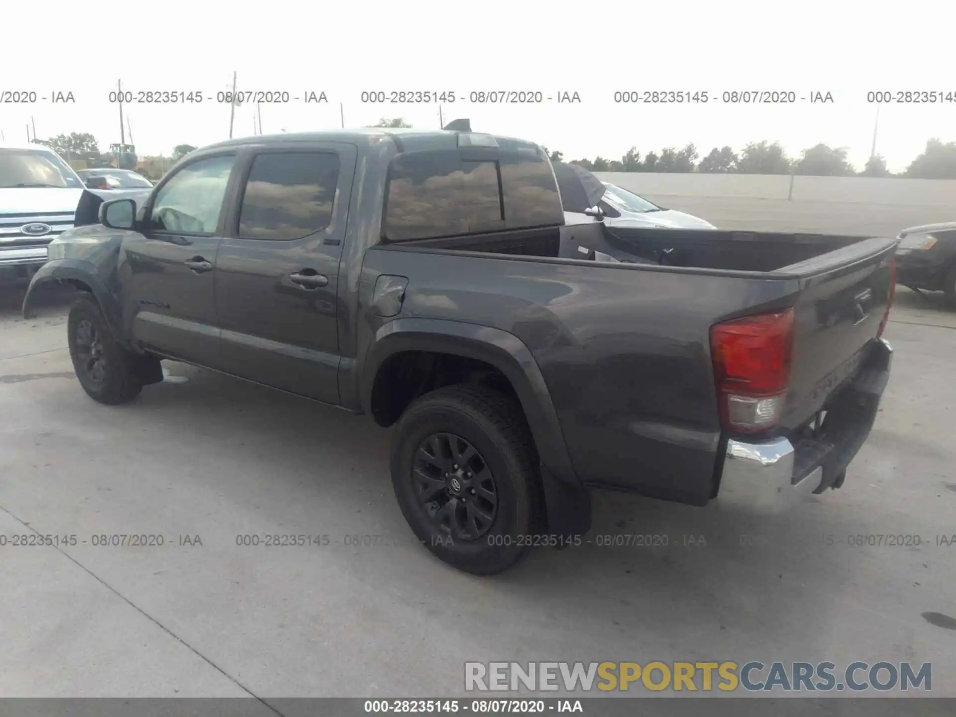 3 Photograph of a damaged car 5TFAZ5CN4LX093809 TOYOTA TACOMA 2WD 2020