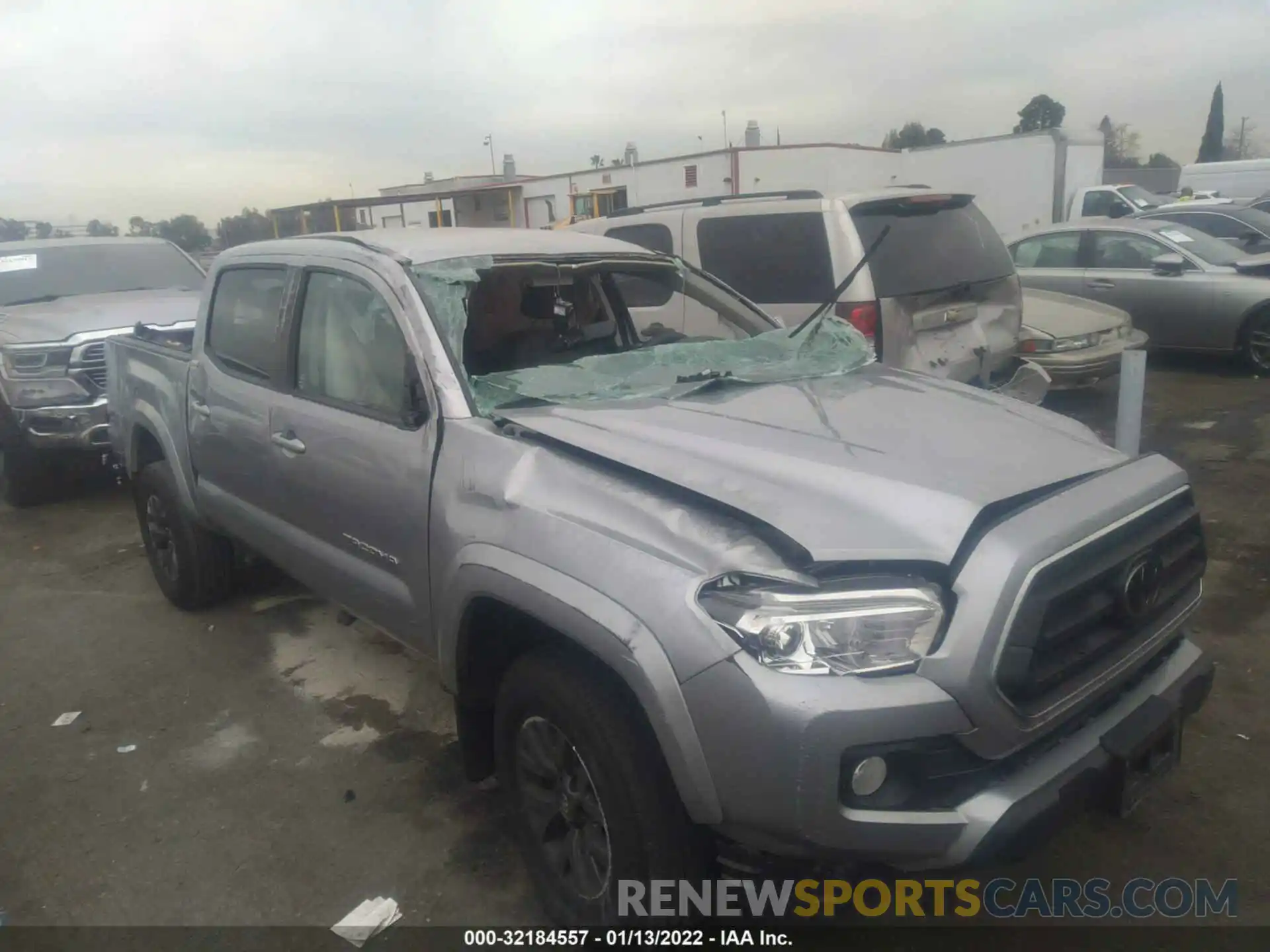 1 Photograph of a damaged car 5TFAZ5CN5LX089722 TOYOTA TACOMA 2WD 2020