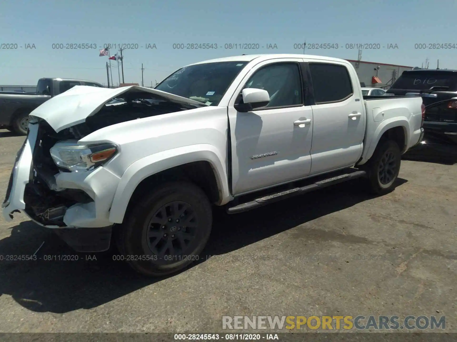 2 Photograph of a damaged car 5TFAZ5CN6LX088790 TOYOTA TACOMA 2WD 2020