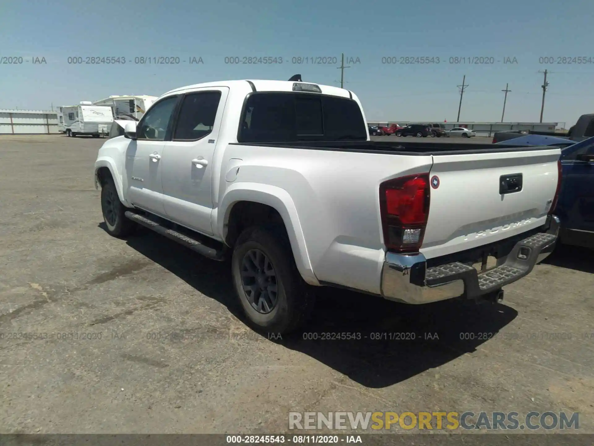 3 Photograph of a damaged car 5TFAZ5CN6LX088790 TOYOTA TACOMA 2WD 2020