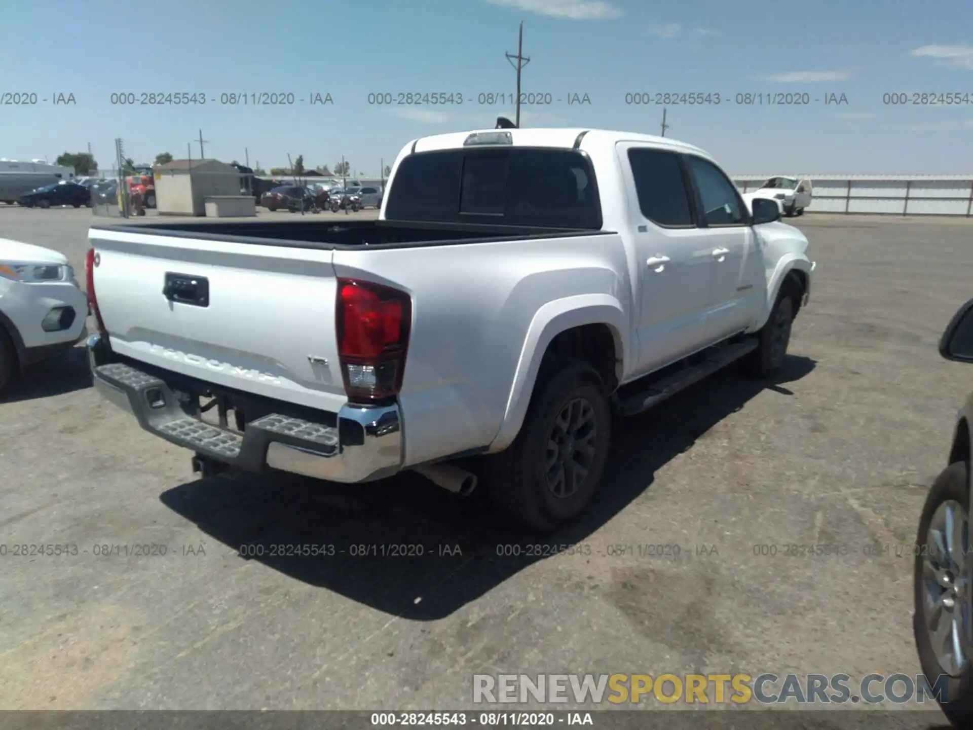 4 Фотография поврежденного автомобиля 5TFAZ5CN6LX088790 TOYOTA TACOMA 2WD 2020