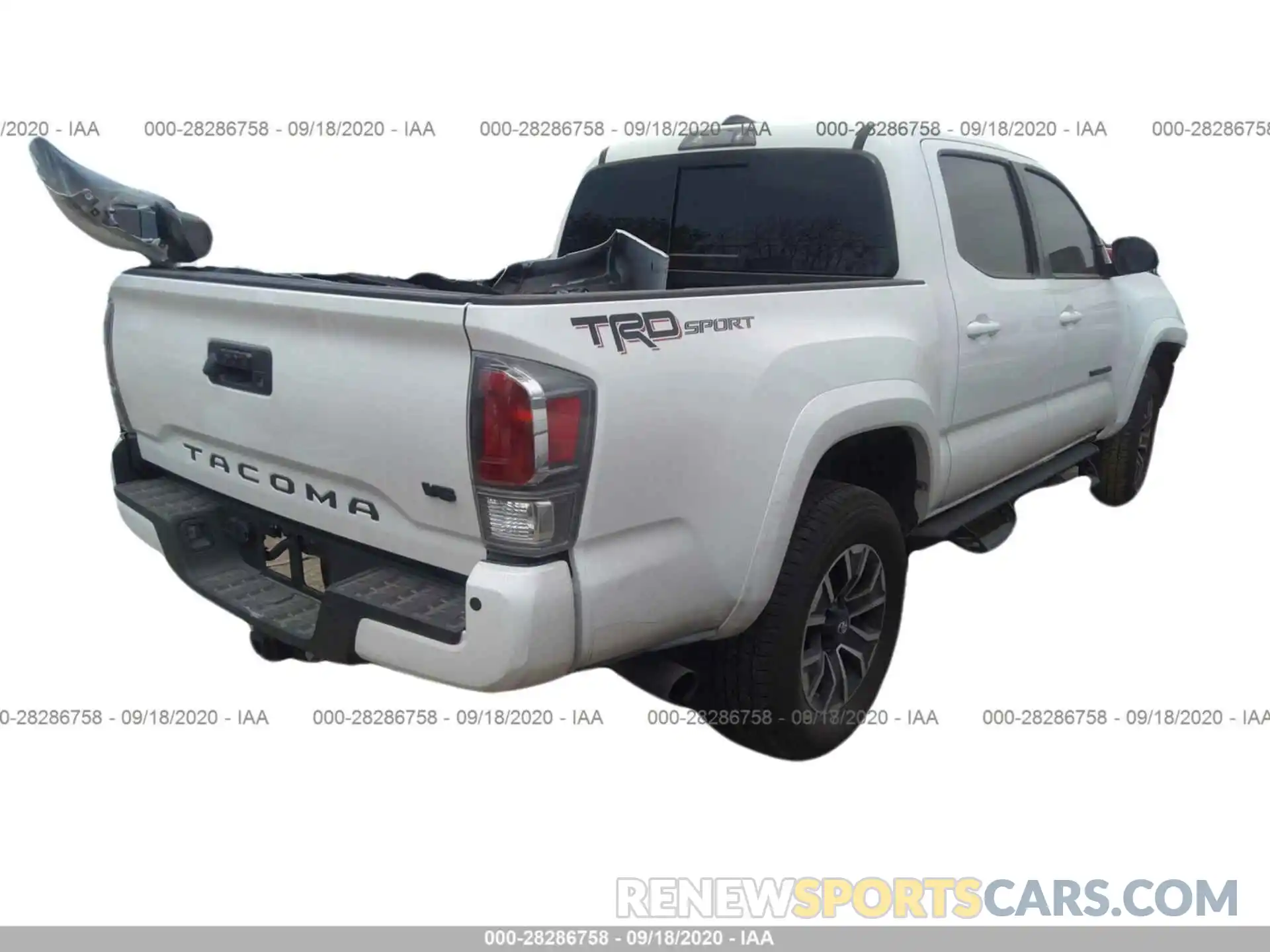 4 Фотография поврежденного автомобиля 5TFAZ5CN6LX092838 TOYOTA TACOMA 2WD 2020