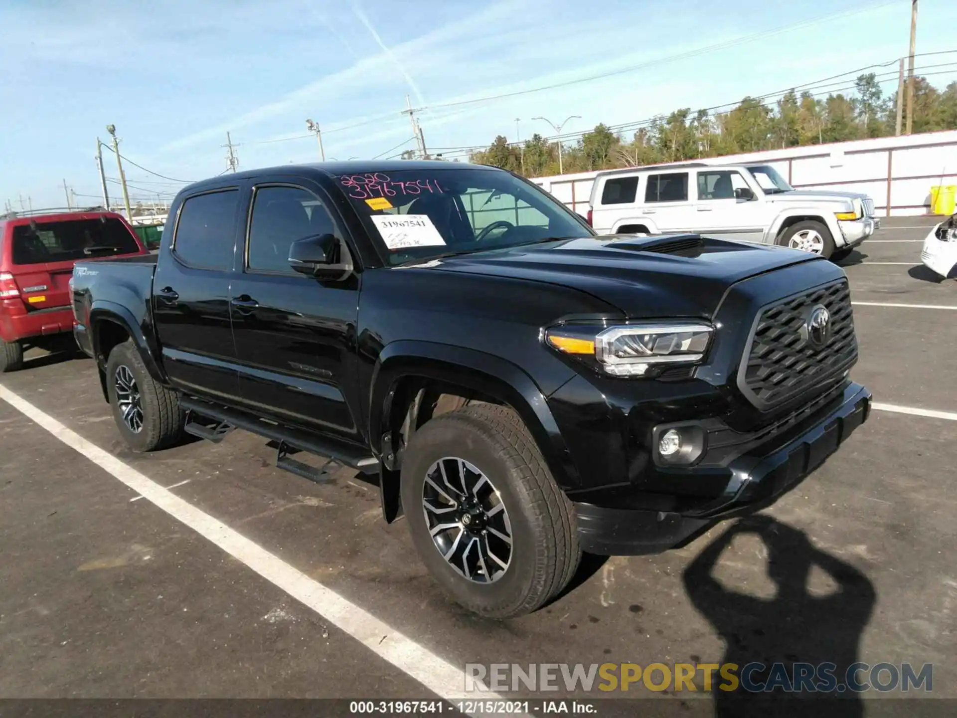 1 Photograph of a damaged car 5TFAZ5CN7LX087714 TOYOTA TACOMA 2WD 2020