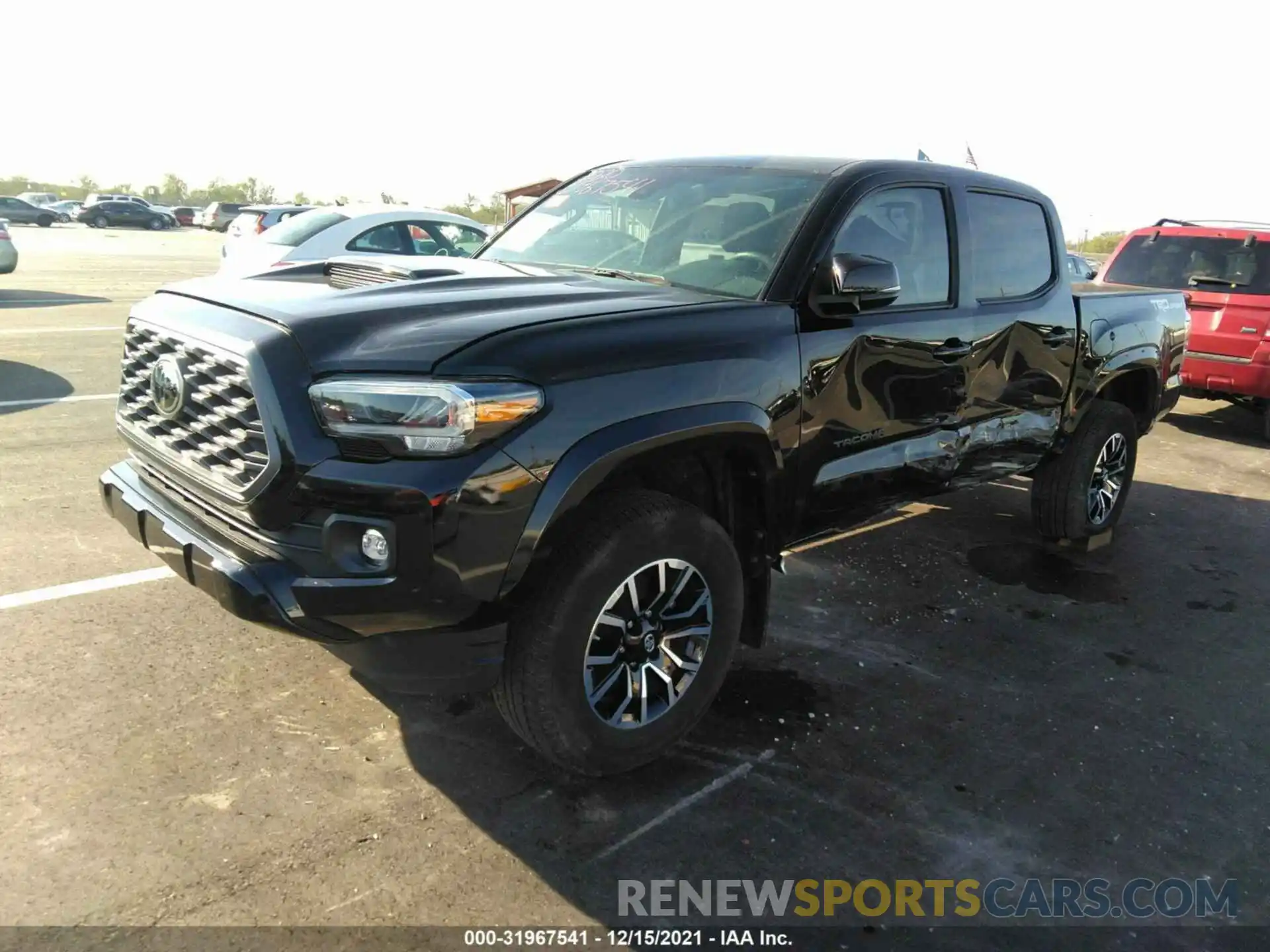 2 Photograph of a damaged car 5TFAZ5CN7LX087714 TOYOTA TACOMA 2WD 2020