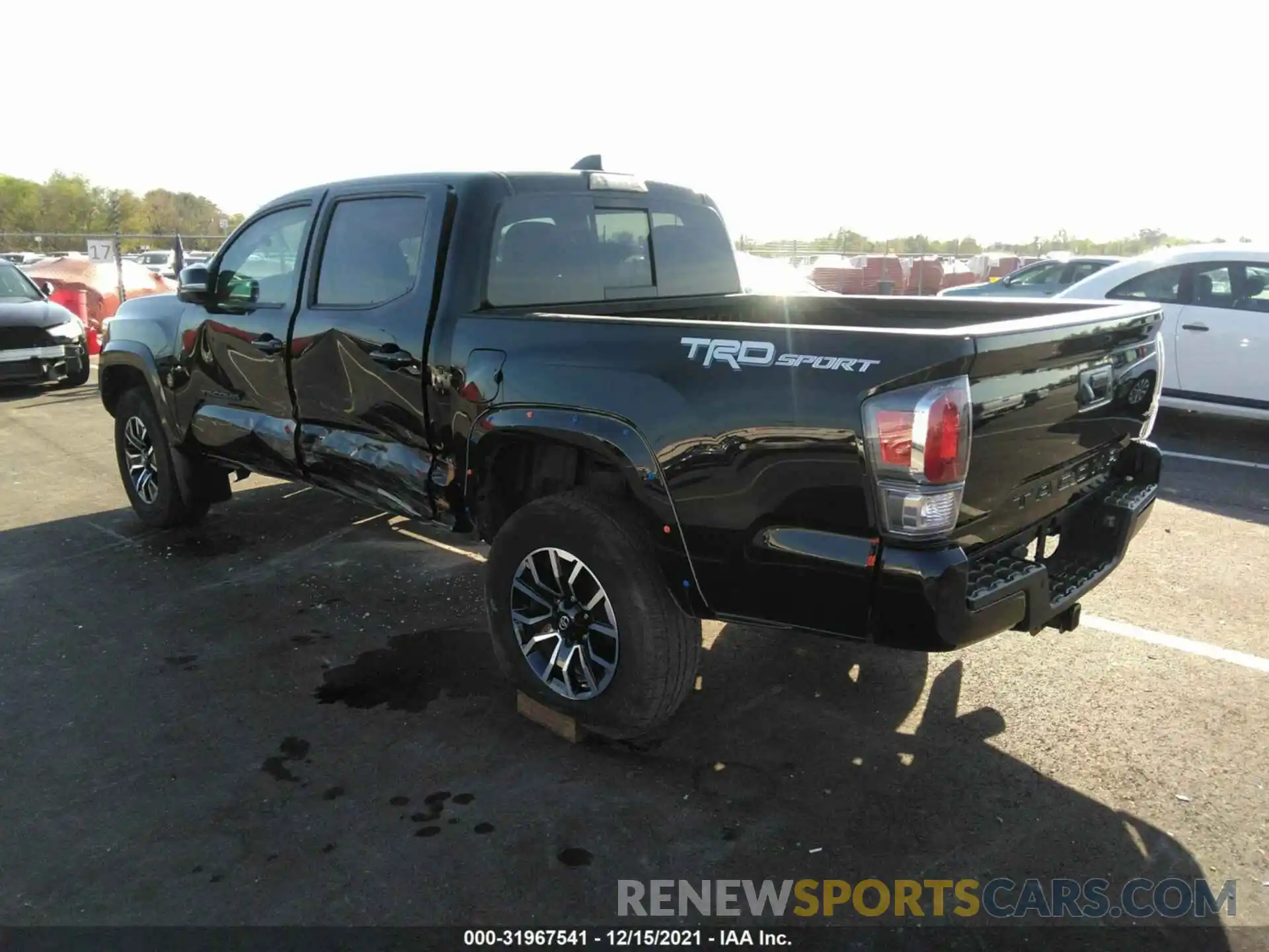 3 Photograph of a damaged car 5TFAZ5CN7LX087714 TOYOTA TACOMA 2WD 2020