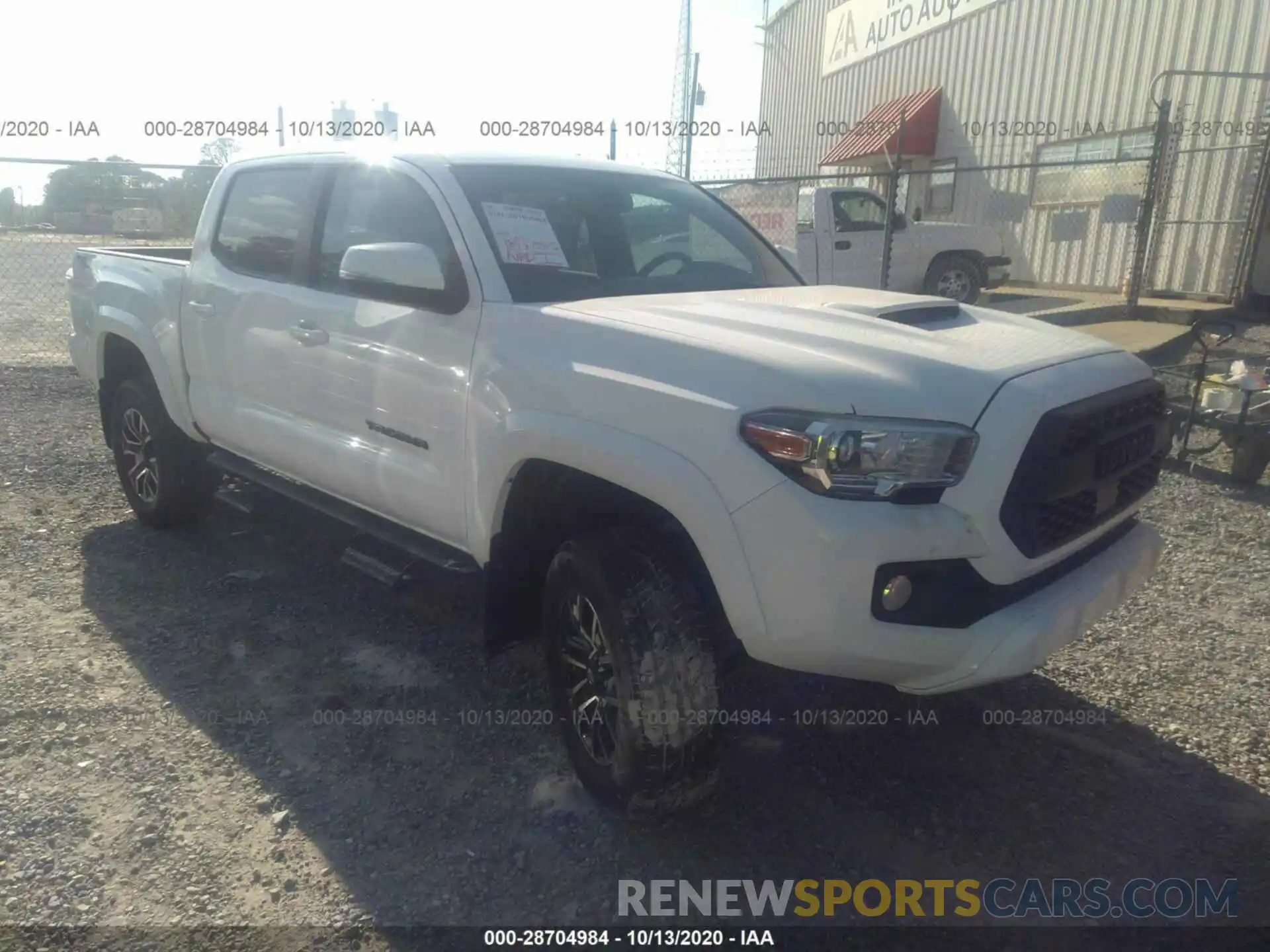 1 Photograph of a damaged car 5TFAZ5CN7LX088393 TOYOTA TACOMA 2WD 2020