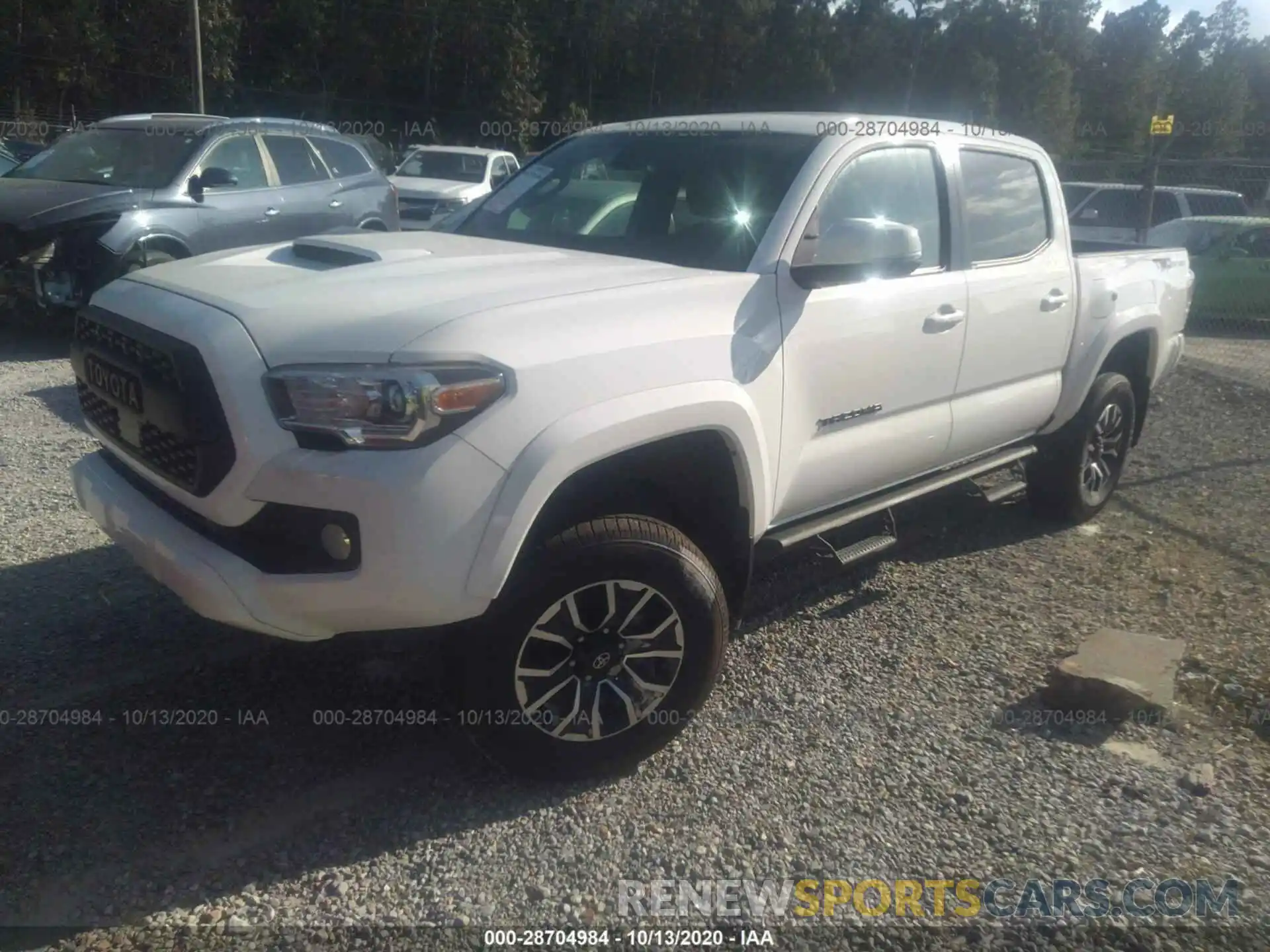 2 Photograph of a damaged car 5TFAZ5CN7LX088393 TOYOTA TACOMA 2WD 2020