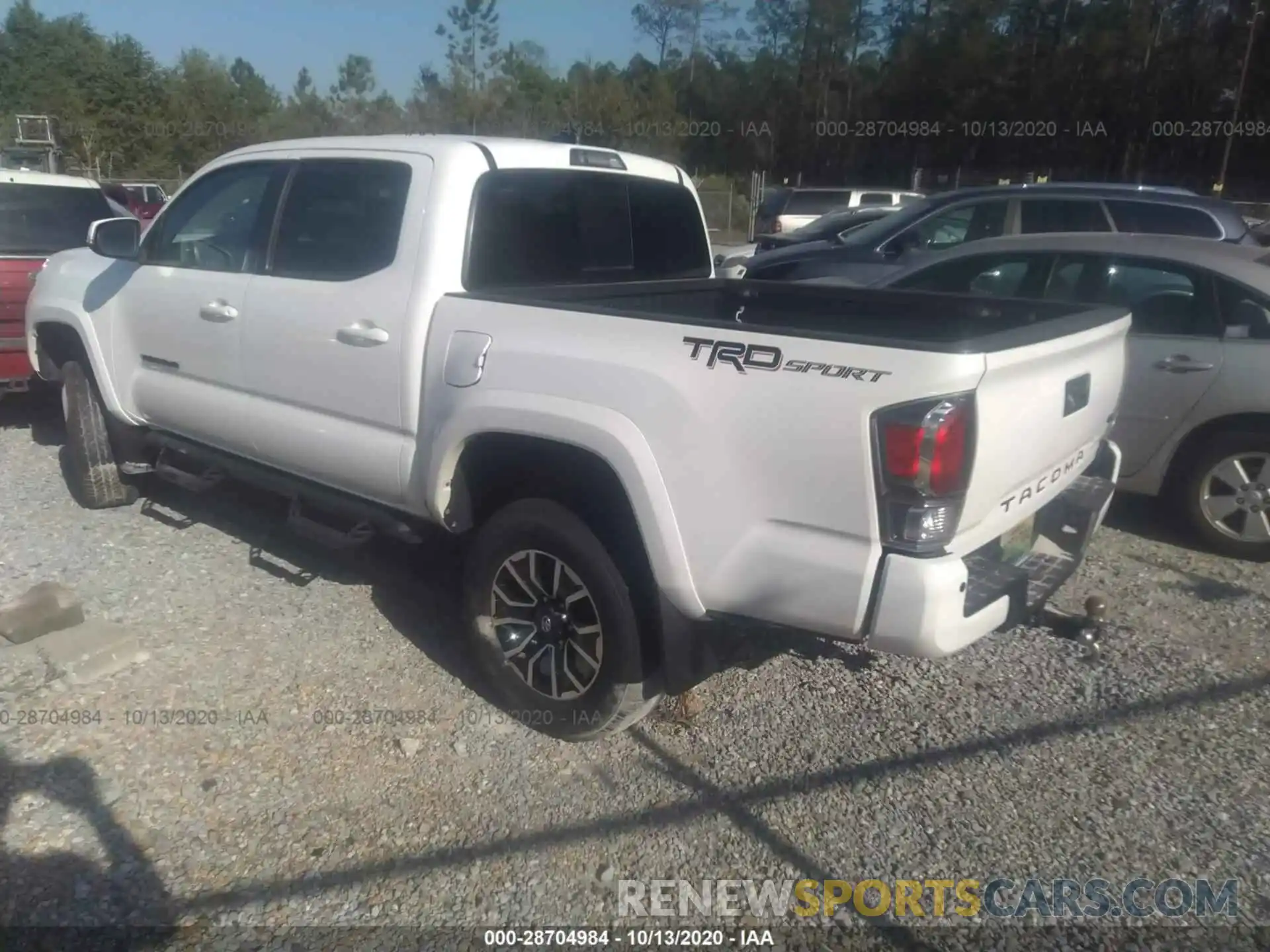 3 Photograph of a damaged car 5TFAZ5CN7LX088393 TOYOTA TACOMA 2WD 2020