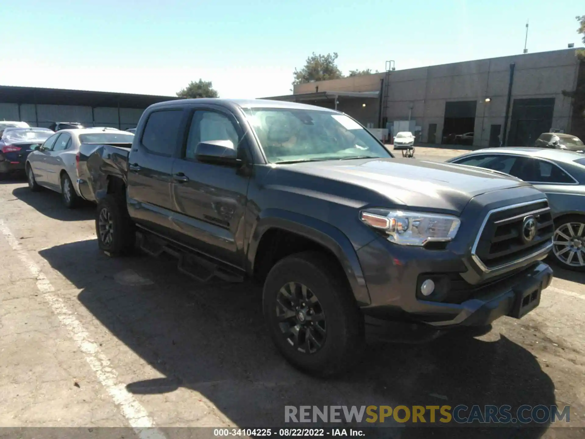 1 Photograph of a damaged car 5TFAZ5CN7LX091424 TOYOTA TACOMA 2WD 2020