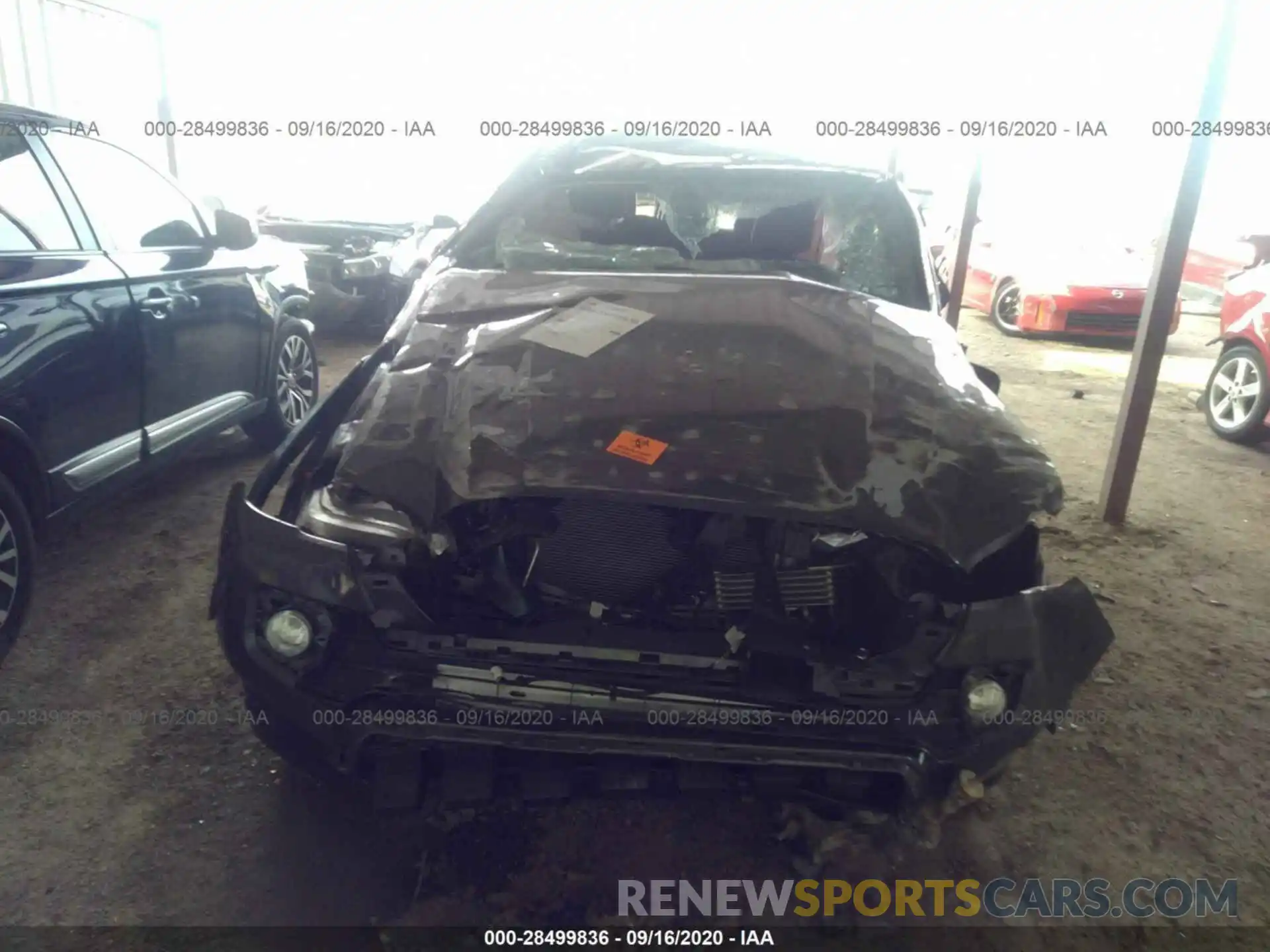 6 Photograph of a damaged car 5TFAZ5CN7LX092556 TOYOTA TACOMA 2WD 2020