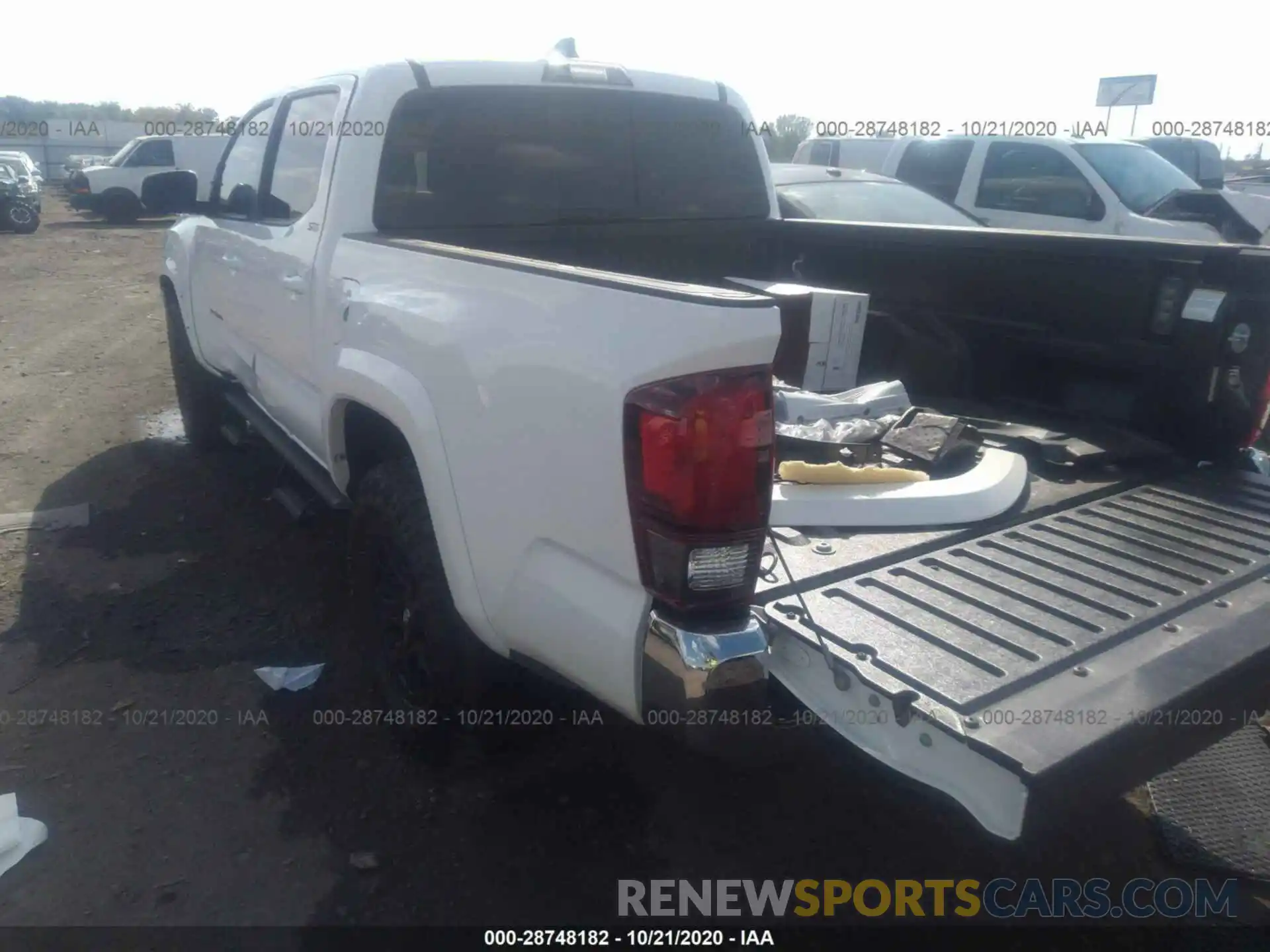 3 Photograph of a damaged car 5TFAZ5CN8LX090928 TOYOTA TACOMA 2WD 2020