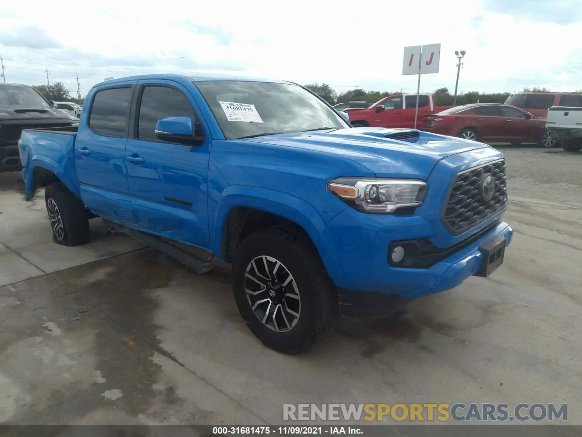 1 Photograph of a damaged car 5TFAZ5CN9LX089738 TOYOTA TACOMA 2WD 2020