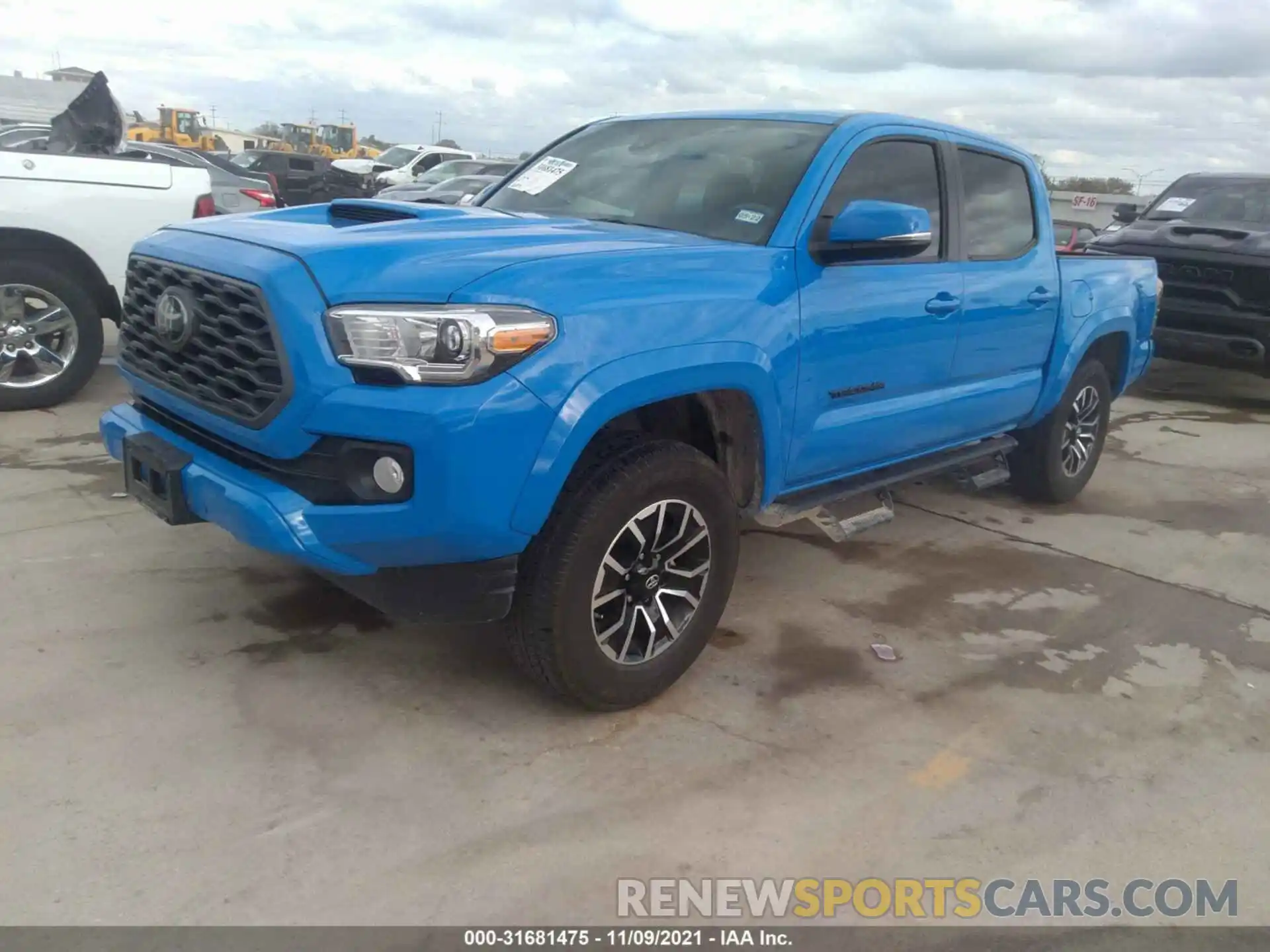 2 Photograph of a damaged car 5TFAZ5CN9LX089738 TOYOTA TACOMA 2WD 2020