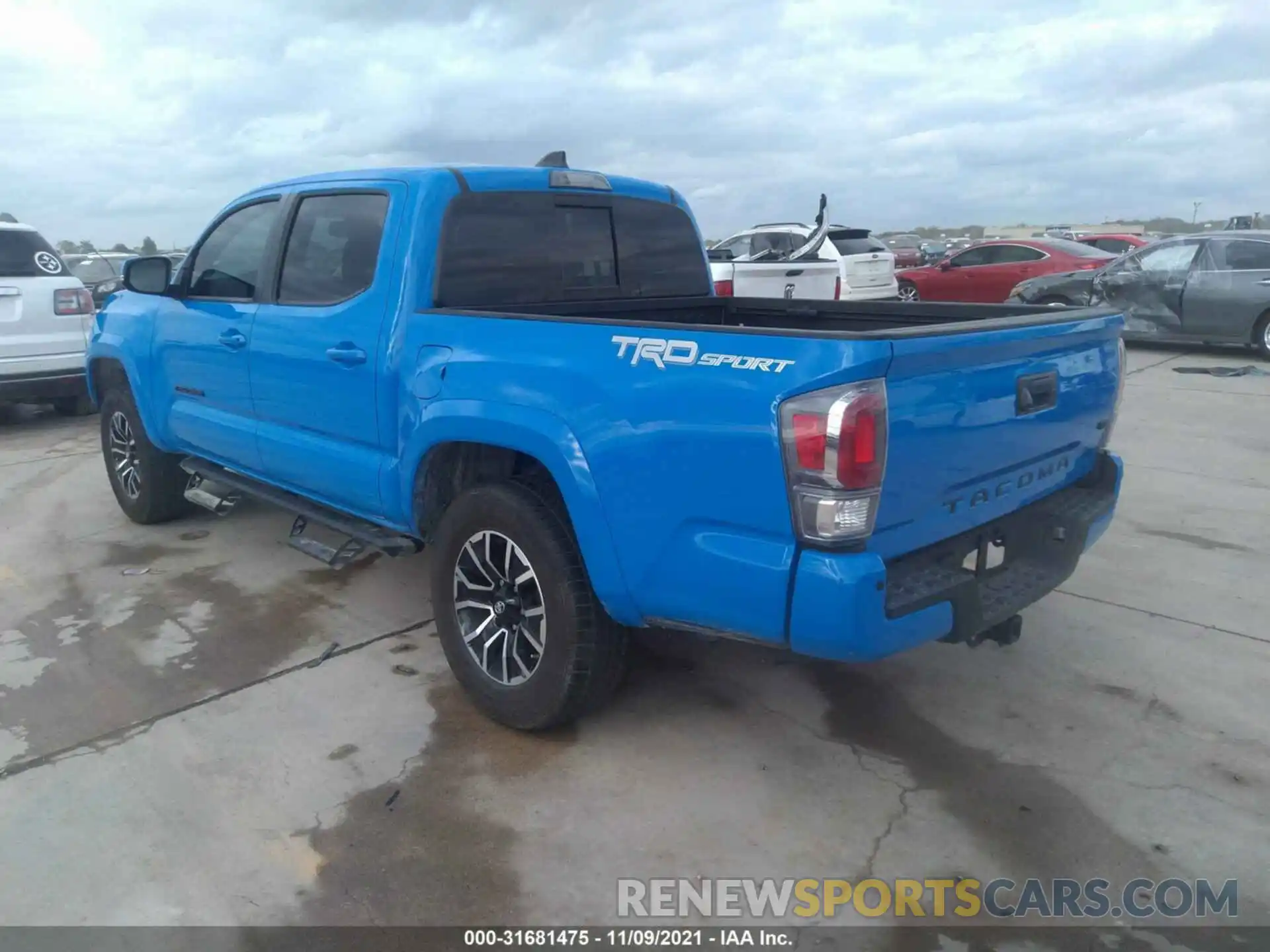 3 Photograph of a damaged car 5TFAZ5CN9LX089738 TOYOTA TACOMA 2WD 2020