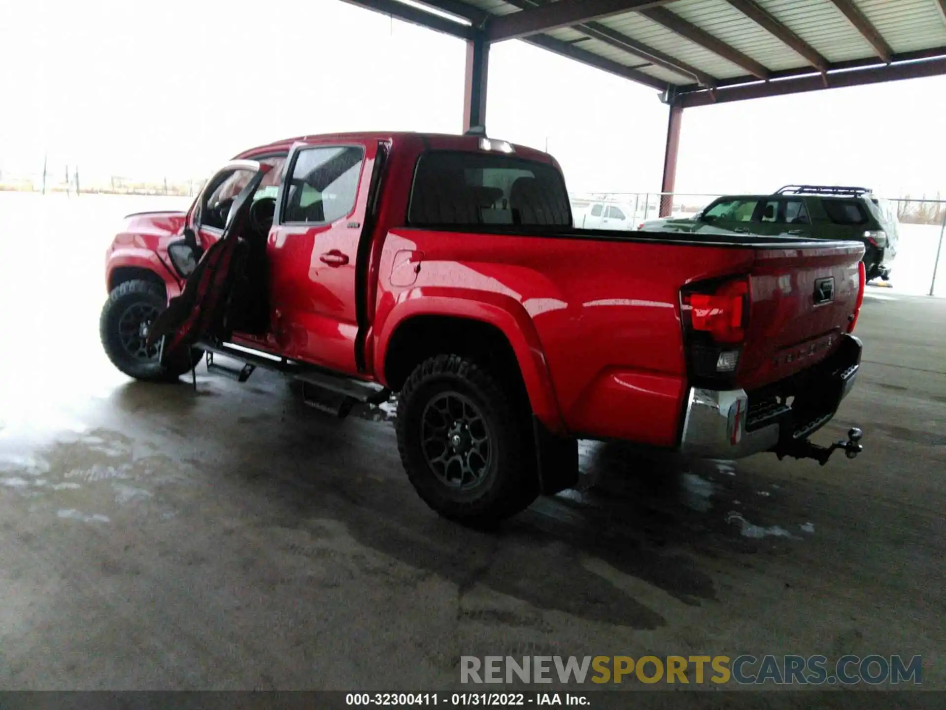 3 Photograph of a damaged car 5TFAZ5CN9LX091215 TOYOTA TACOMA 2WD 2020