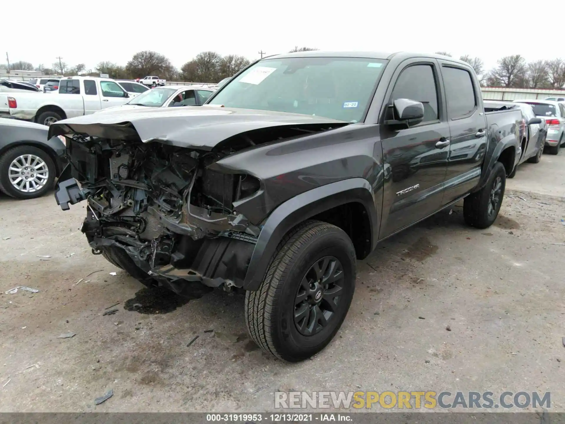 2 Photograph of a damaged car 5TFAZ5CN9LX093224 TOYOTA TACOMA 2WD 2020