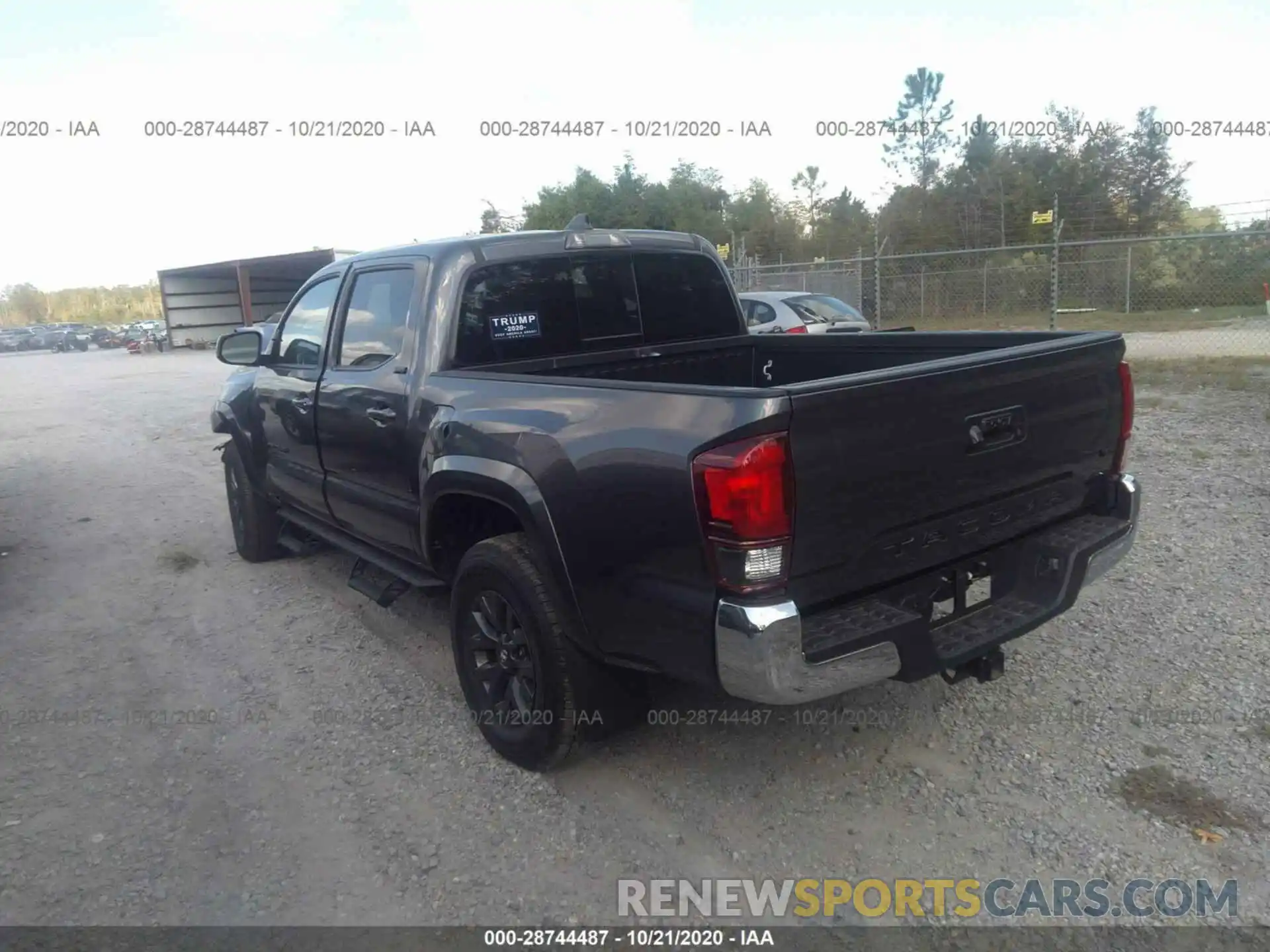 3 Photograph of a damaged car 5TFAZ5CN9LX093529 TOYOTA TACOMA 2WD 2020