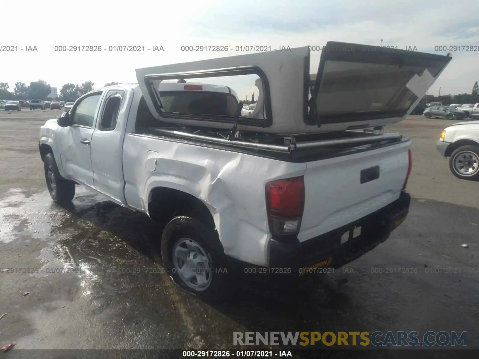 3 Photograph of a damaged car 5TFRX5GN0LX171893 TOYOTA TACOMA 2WD 2020