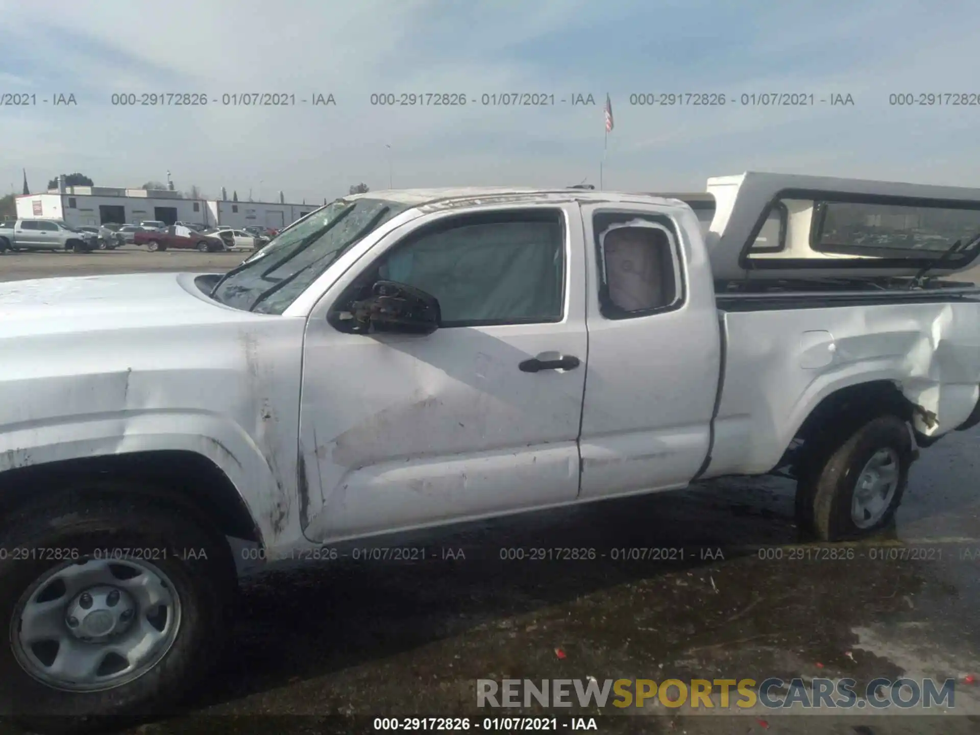 6 Photograph of a damaged car 5TFRX5GN0LX171893 TOYOTA TACOMA 2WD 2020