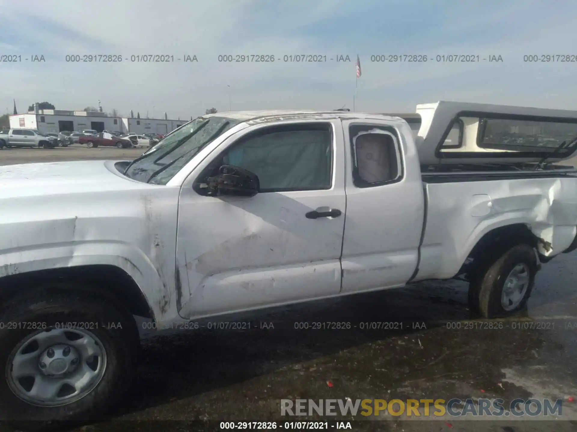 6 Фотография поврежденного автомобиля 5TFRX5GN0LX171893 TOYOTA TACOMA 2WD 2020