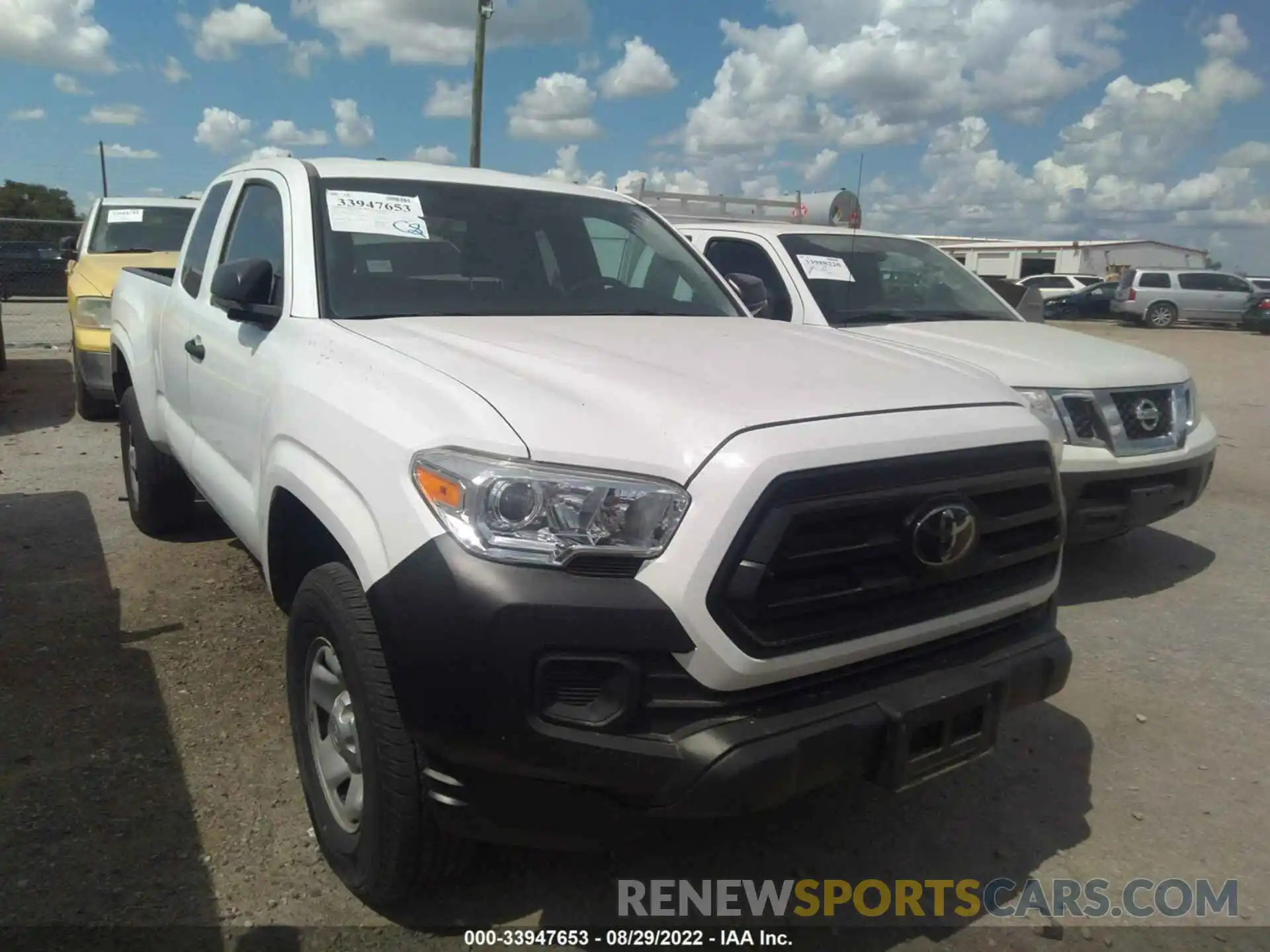 1 Photograph of a damaged car 5TFRX5GN0LX177225 TOYOTA TACOMA 2WD 2020