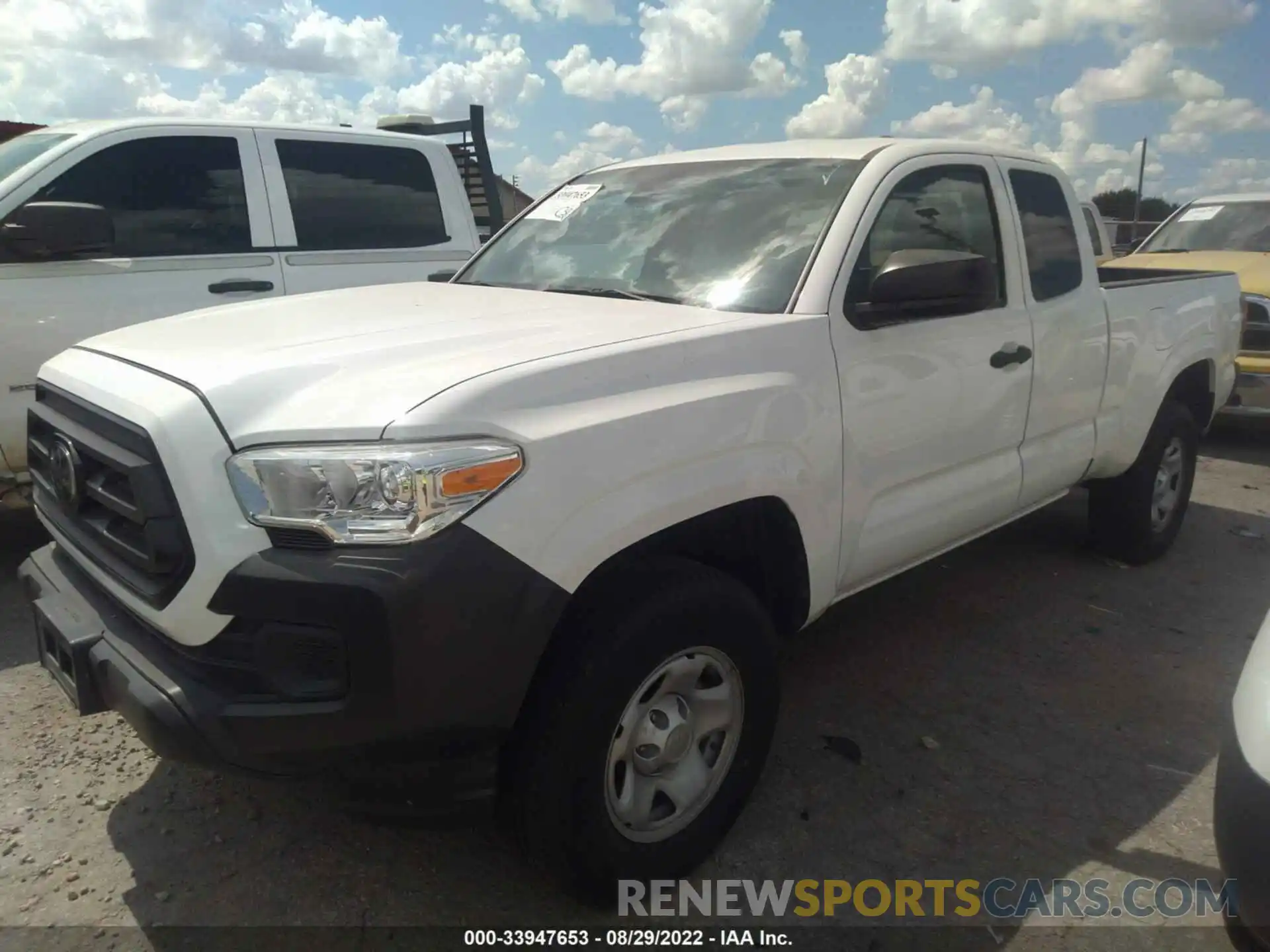 2 Photograph of a damaged car 5TFRX5GN0LX177225 TOYOTA TACOMA 2WD 2020