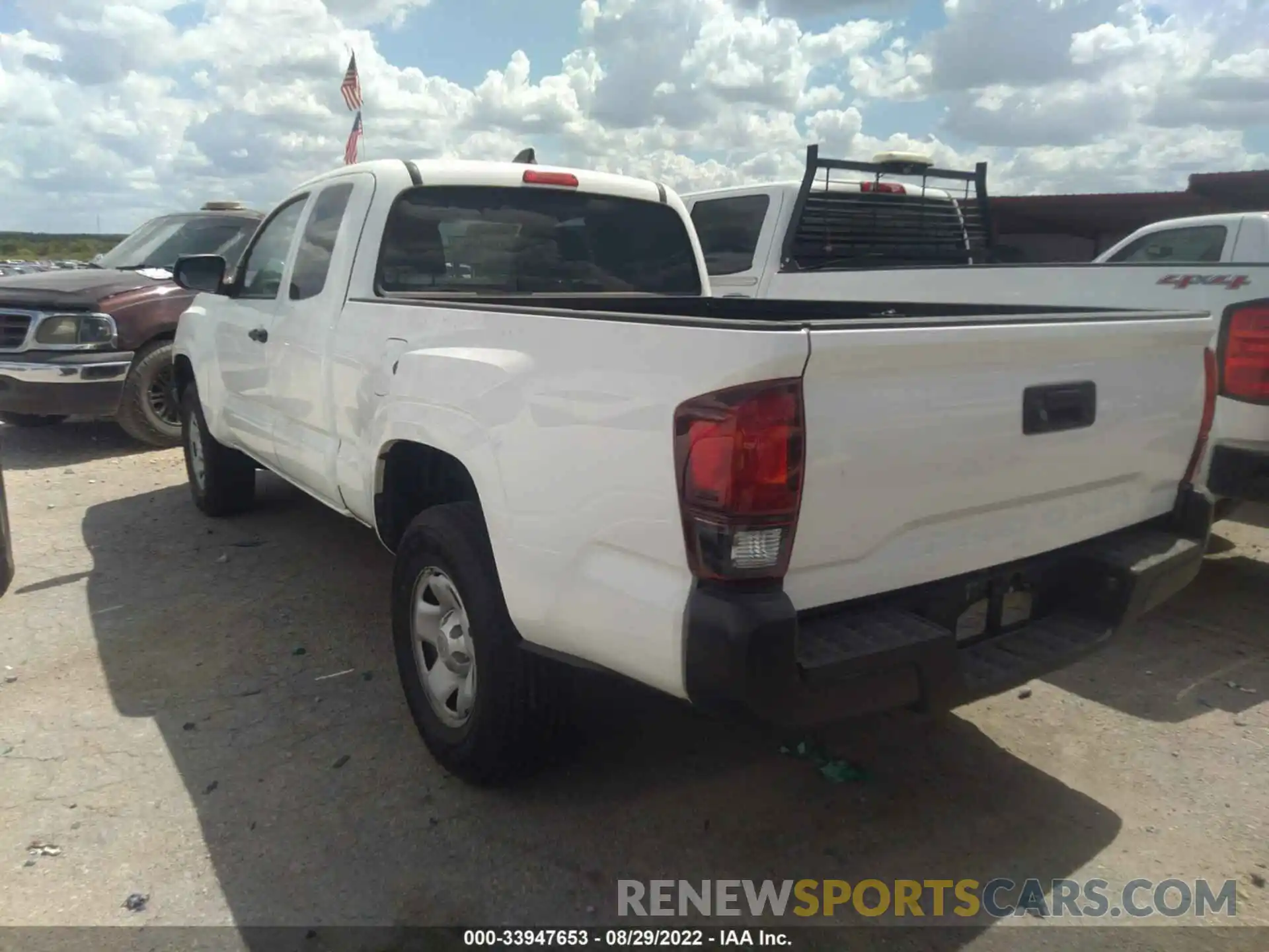 3 Photograph of a damaged car 5TFRX5GN0LX177225 TOYOTA TACOMA 2WD 2020