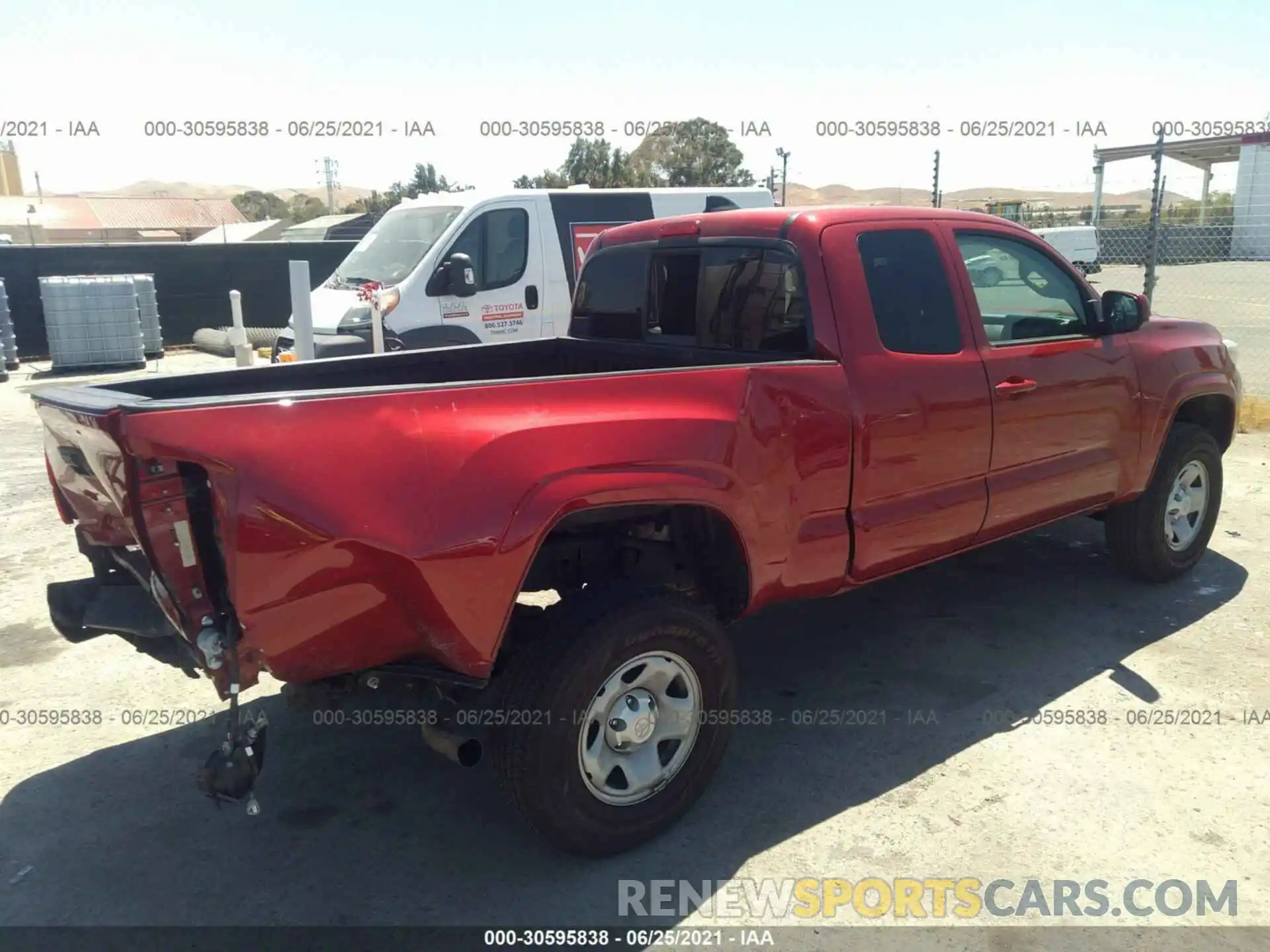 4 Фотография поврежденного автомобиля 5TFRX5GN0LX178925 TOYOTA TACOMA 2WD 2020