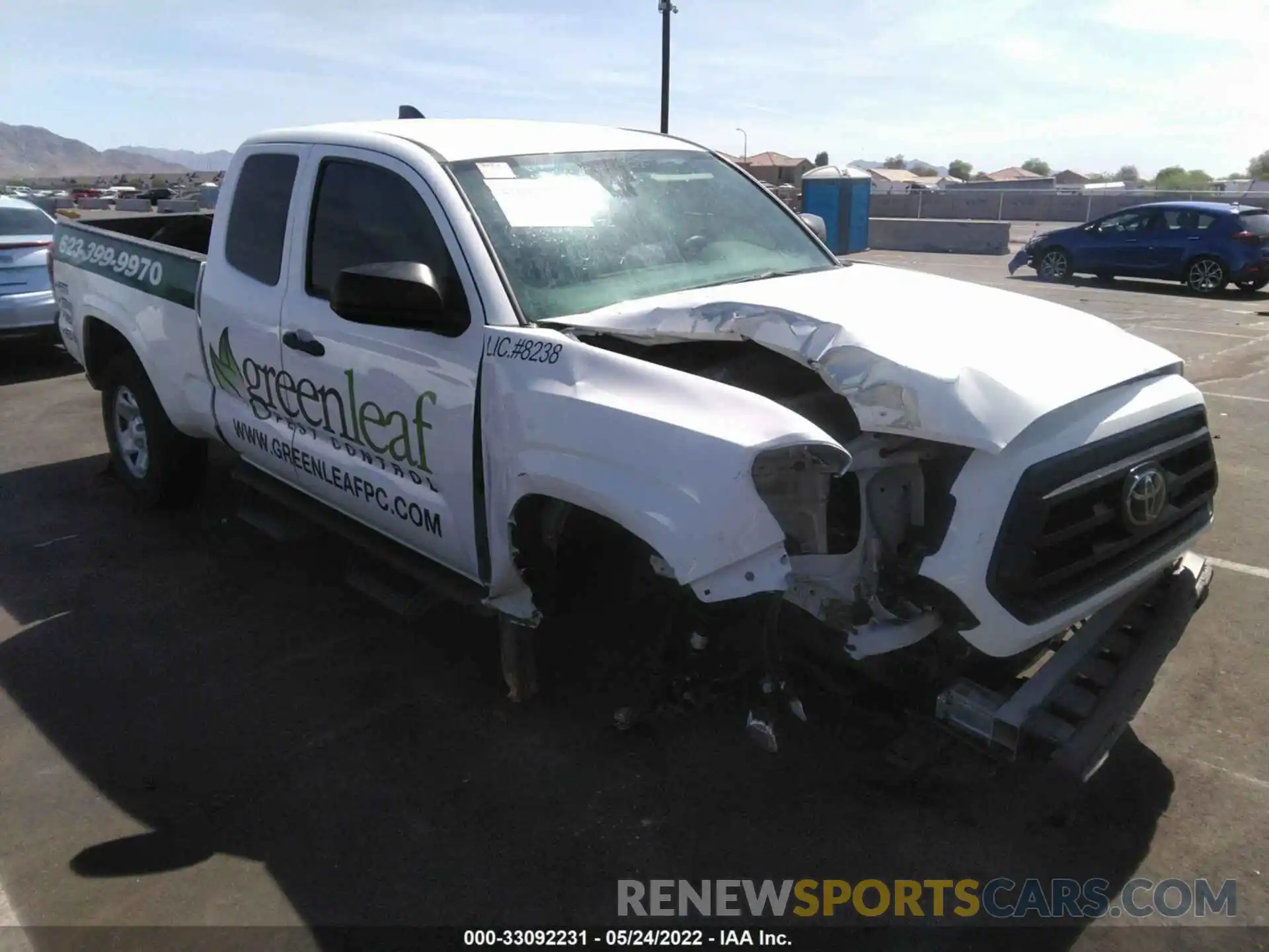 6 Photograph of a damaged car 5TFRX5GN0LX181324 TOYOTA TACOMA 2WD 2020