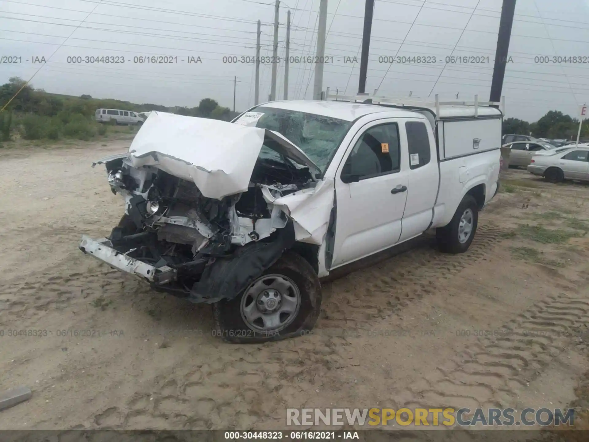 2 Фотография поврежденного автомобиля 5TFRX5GN0LX182666 TOYOTA TACOMA 2WD 2020