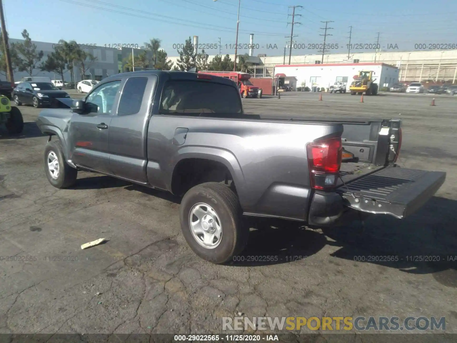 3 Photograph of a damaged car 5TFRX5GN1LX165892 TOYOTA TACOMA 2WD 2020