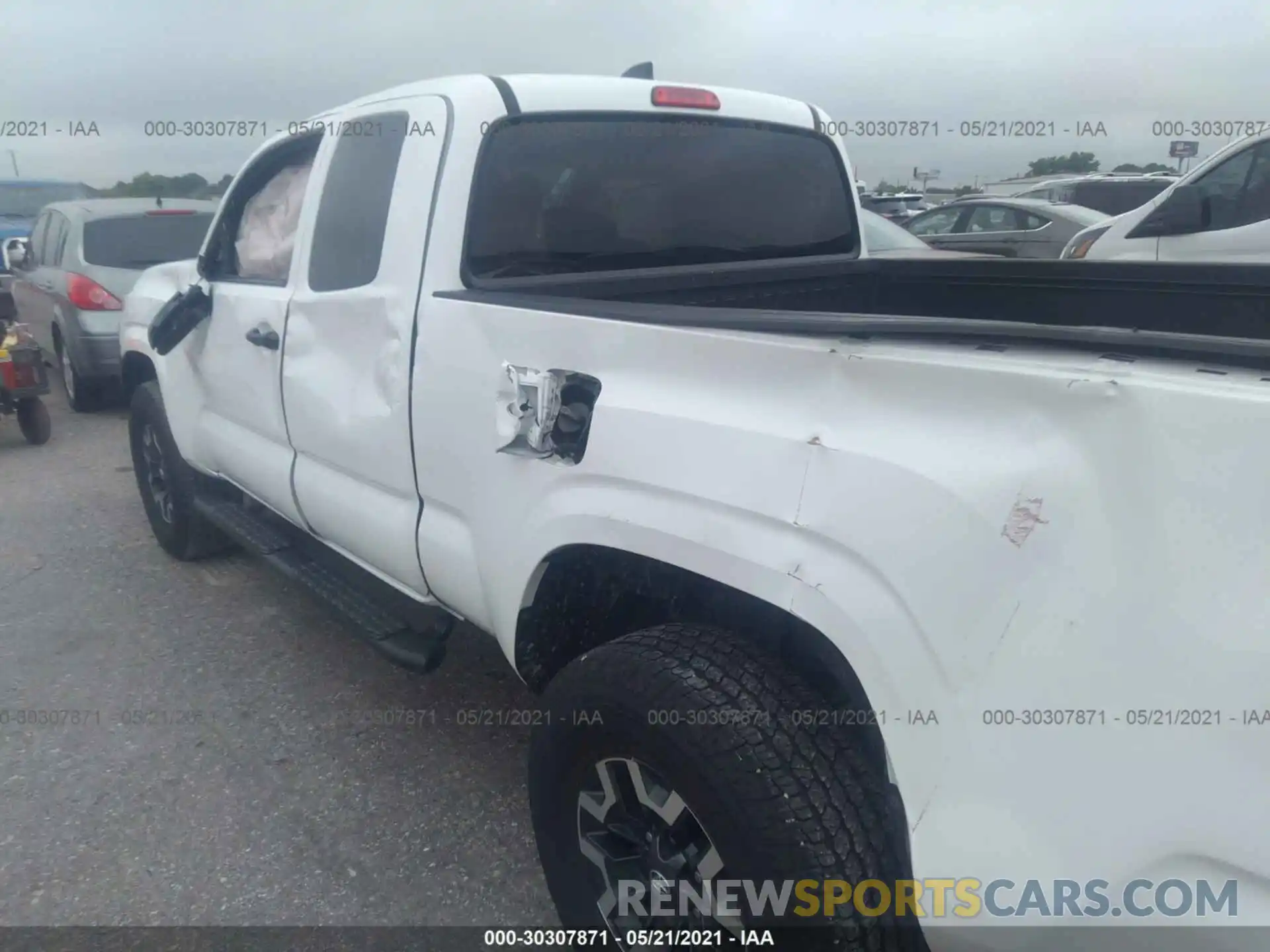 6 Photograph of a damaged car 5TFRX5GN1LX171580 TOYOTA TACOMA 2WD 2020