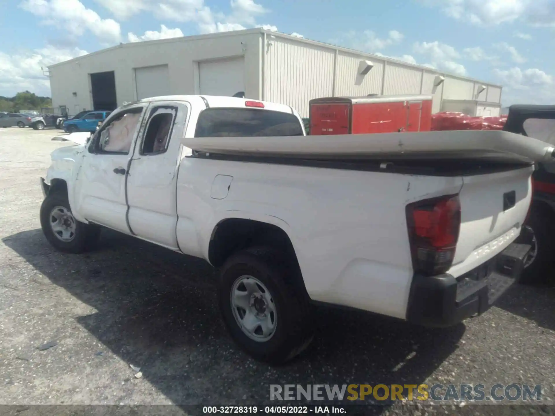 3 Photograph of a damaged car 5TFRX5GN1LX180389 TOYOTA TACOMA 2WD 2020